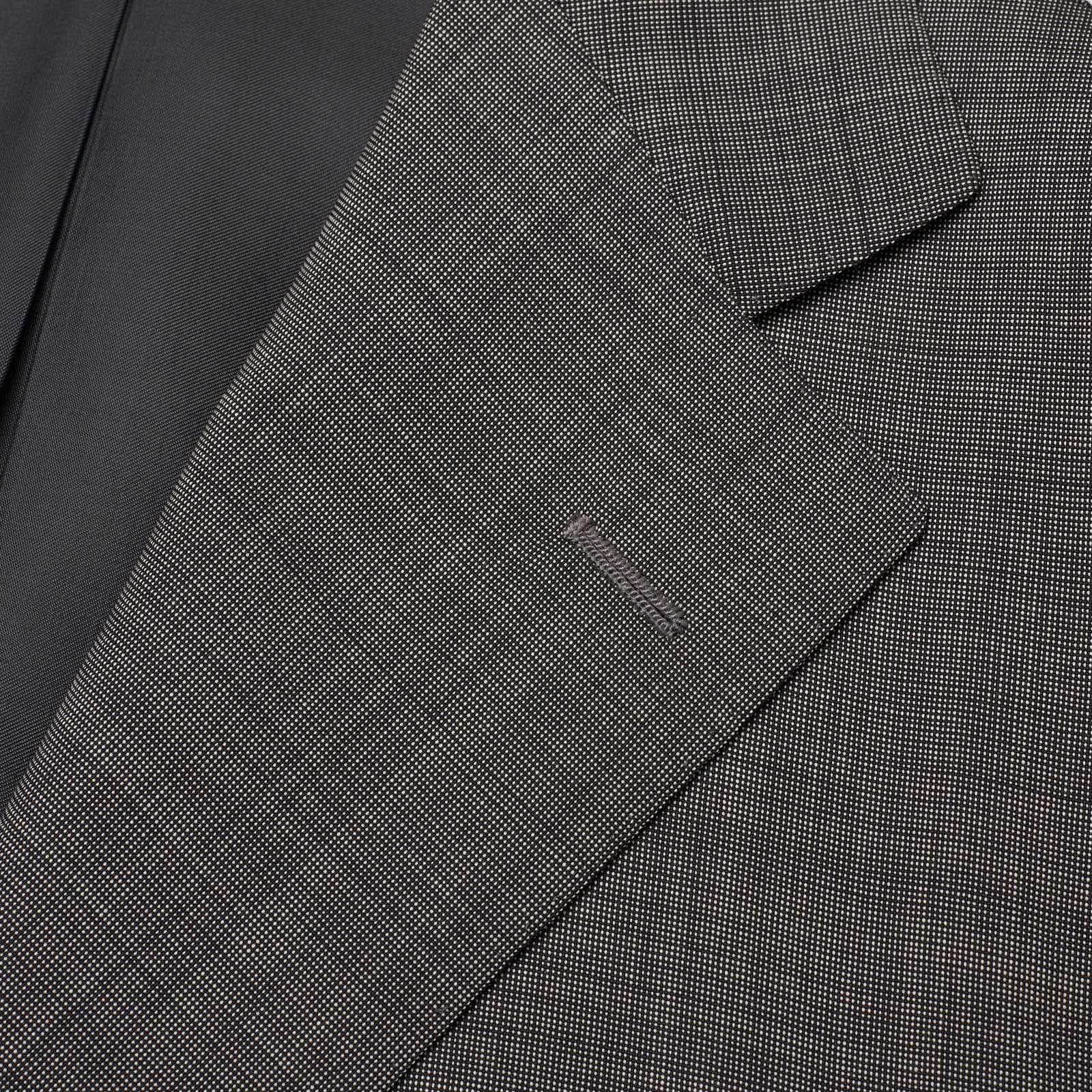 SARTORIA PARTENOPEA x VANNUCCI Gray Wool-Mohair Handmade Suit EU 52 NEW US 42