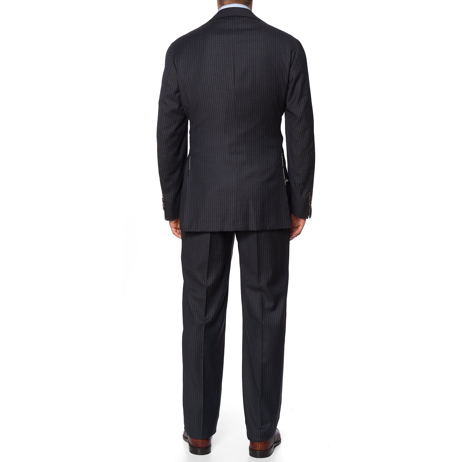 SARTORIA PARTENOPEA x VANNUCCI Gray Super 160's Handmade Suit EU 54 NEW US 42
