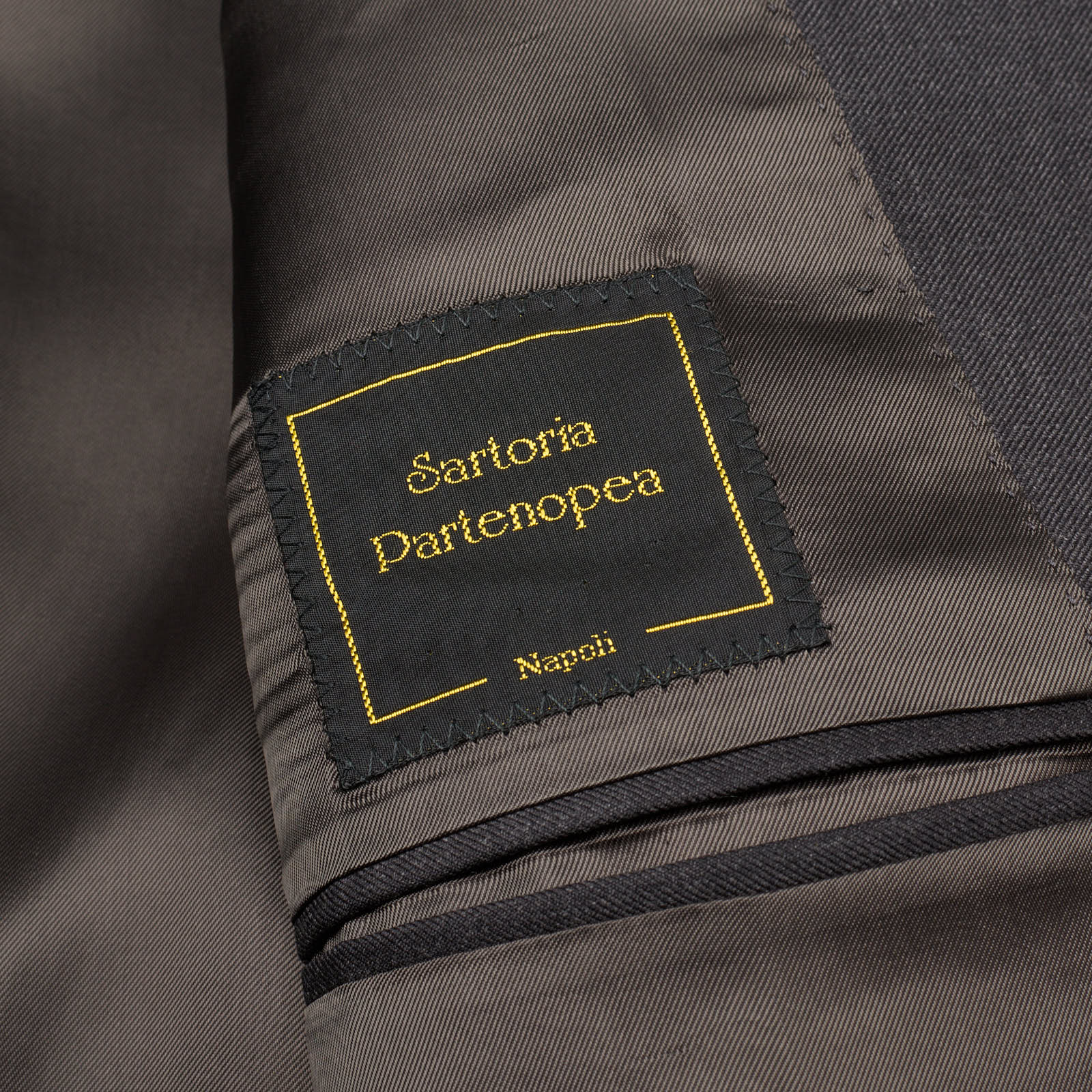 SARTORIA PARTENOPEA for VANNUCCI Gray Wool Super 150's Handmade Suit NEW