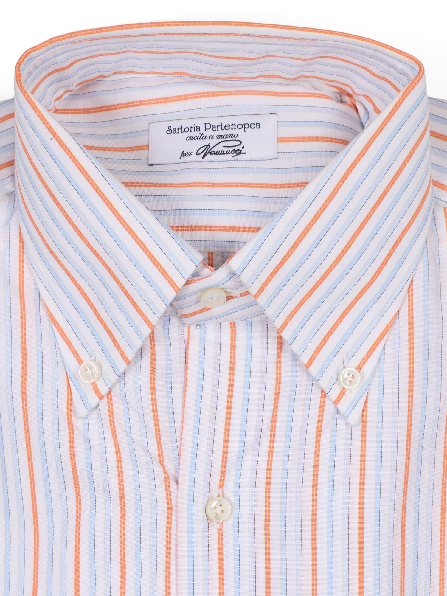 SARTORIA PARTENOPEA for Vannucci Striped Dress Shirt