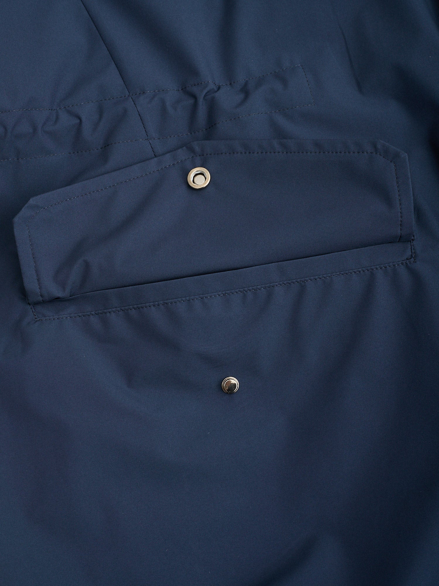 SARTORIO "Tuga" Napoli Blue Parka Jacket With Hidden Hood