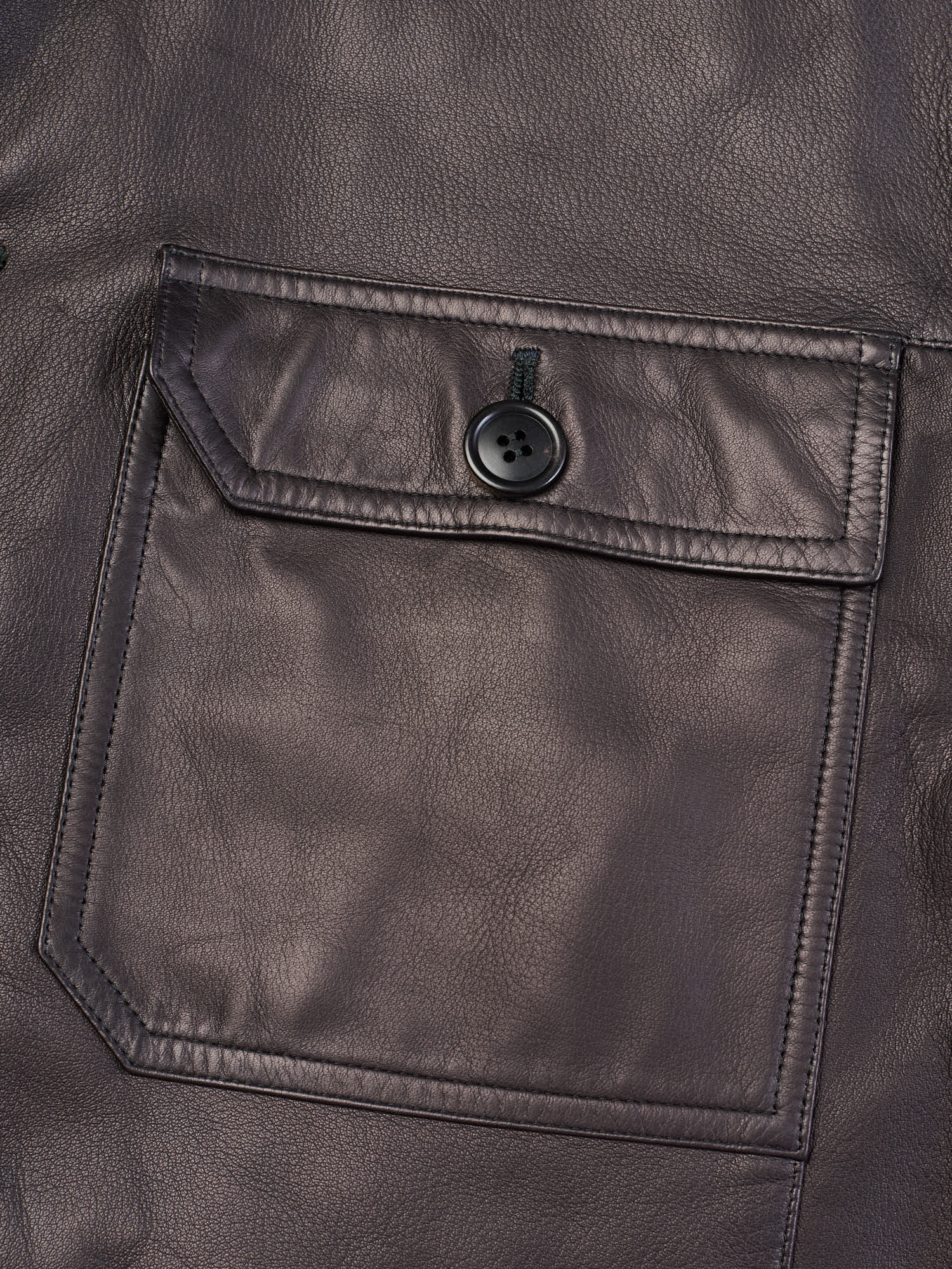 SERAPHIN Black Lamb Leather Unlined Trucker Jacket NEW