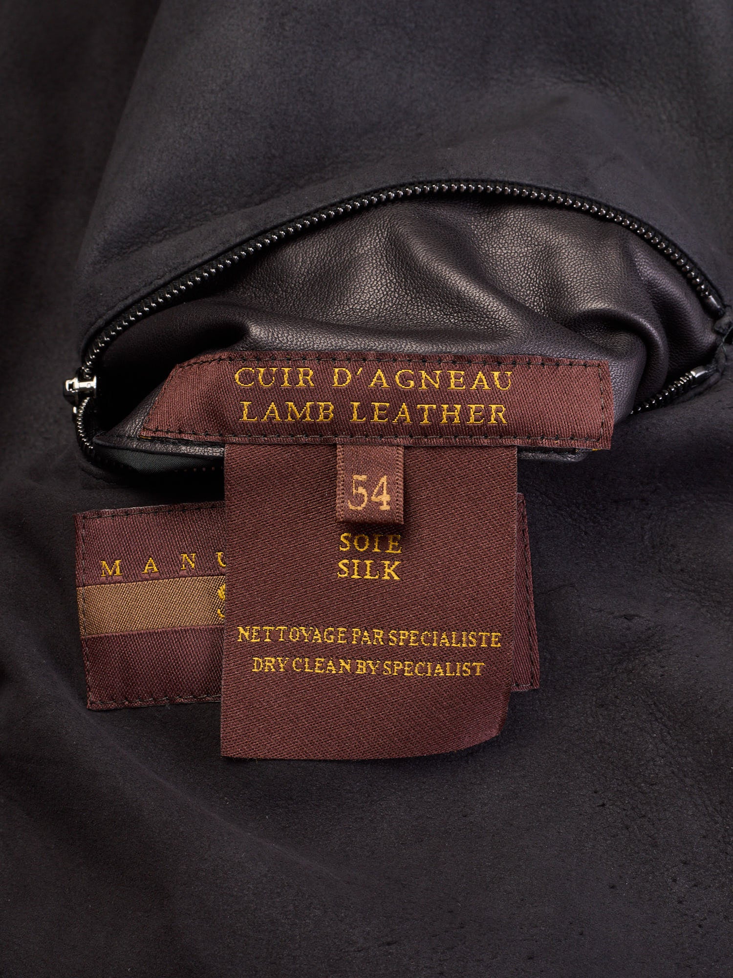 SERAPHIN Black Lamb Leather Unlined Trucker Jacket NEW