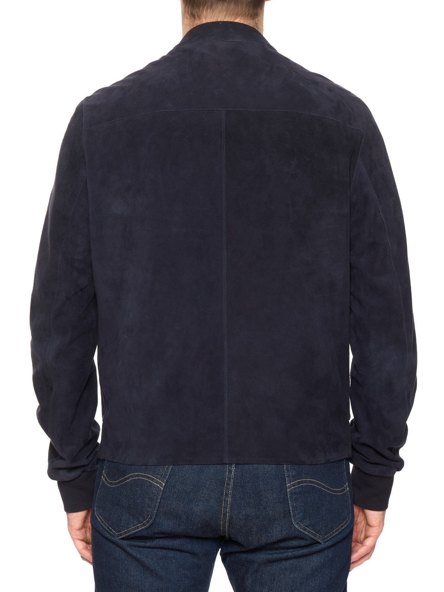 SERAPHIN France Deer Skin Leather Cardigan Jacket Blouson