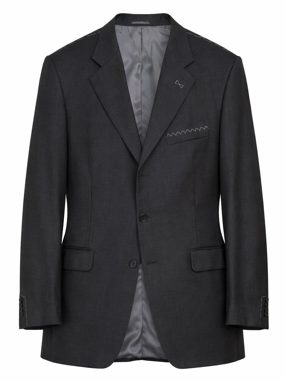 SIR WILSON Torino Dark Gray Wool Business Suit
