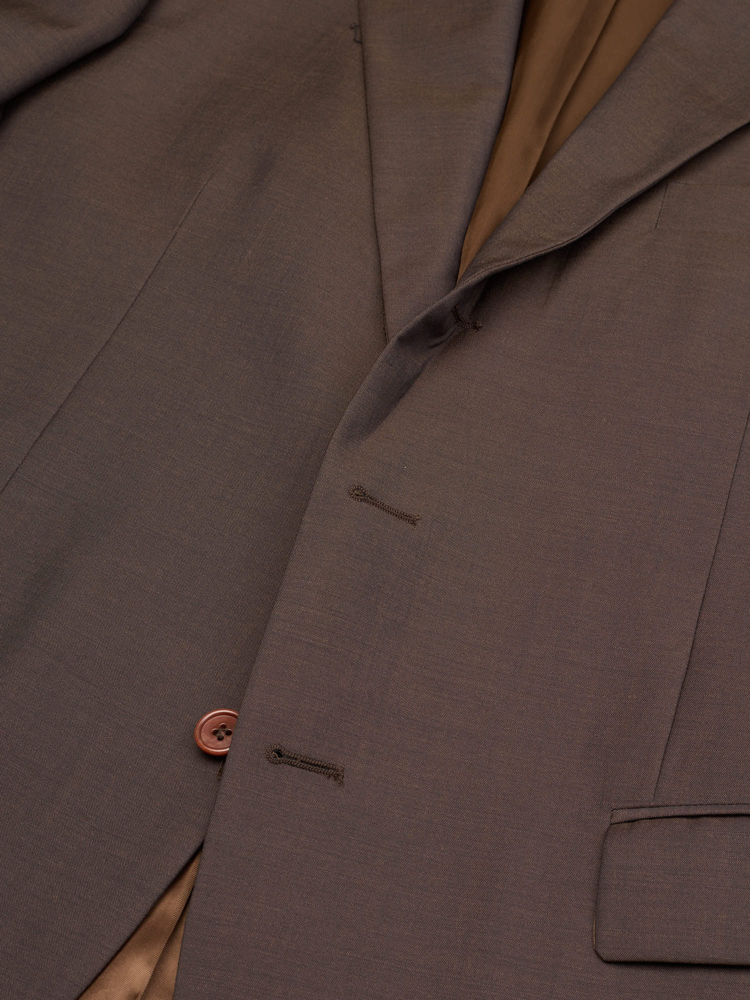 SIR WILSON Dark Brown Wool Suit