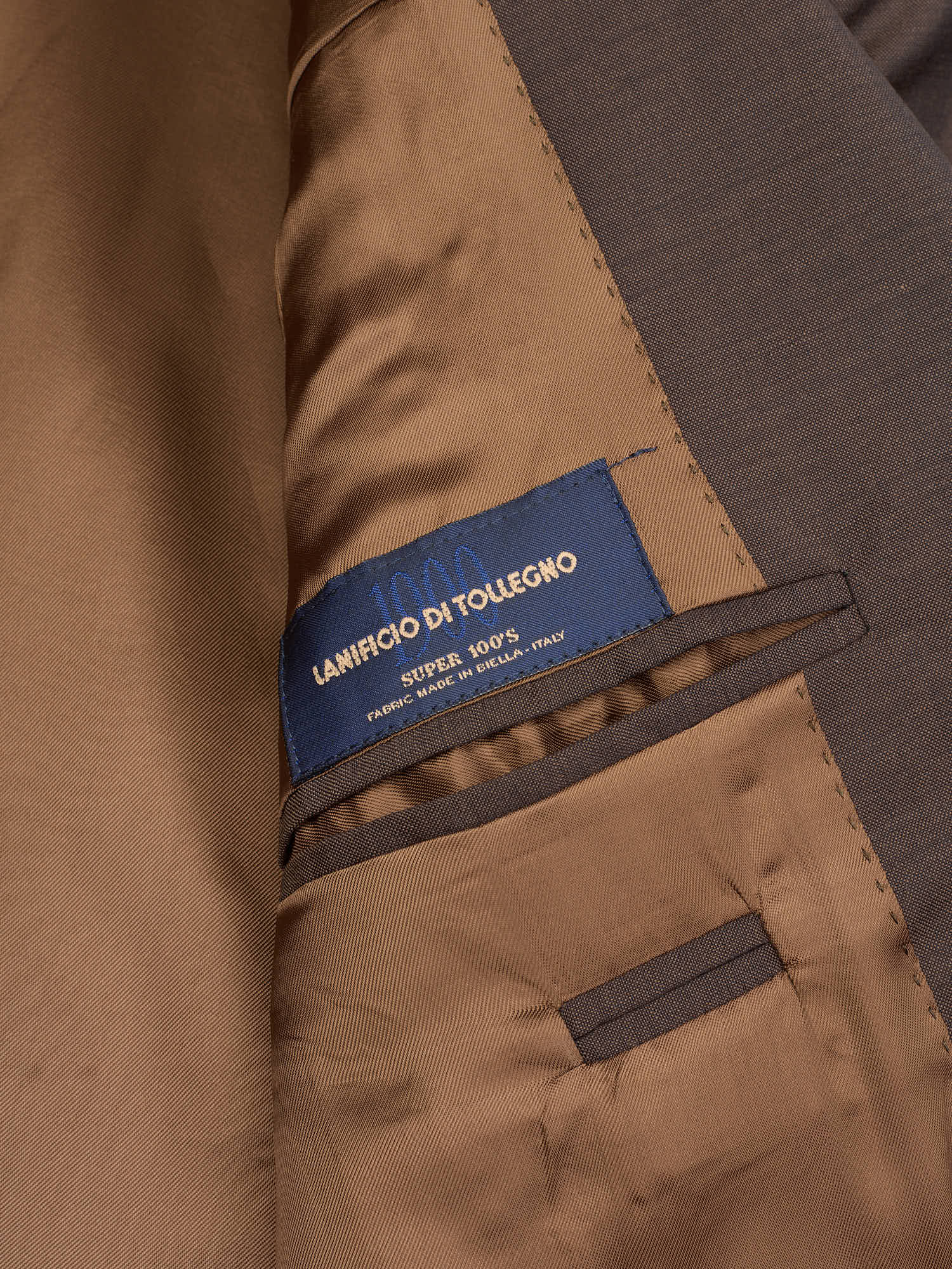 SIR WILSON Dark Brown Wool Suit