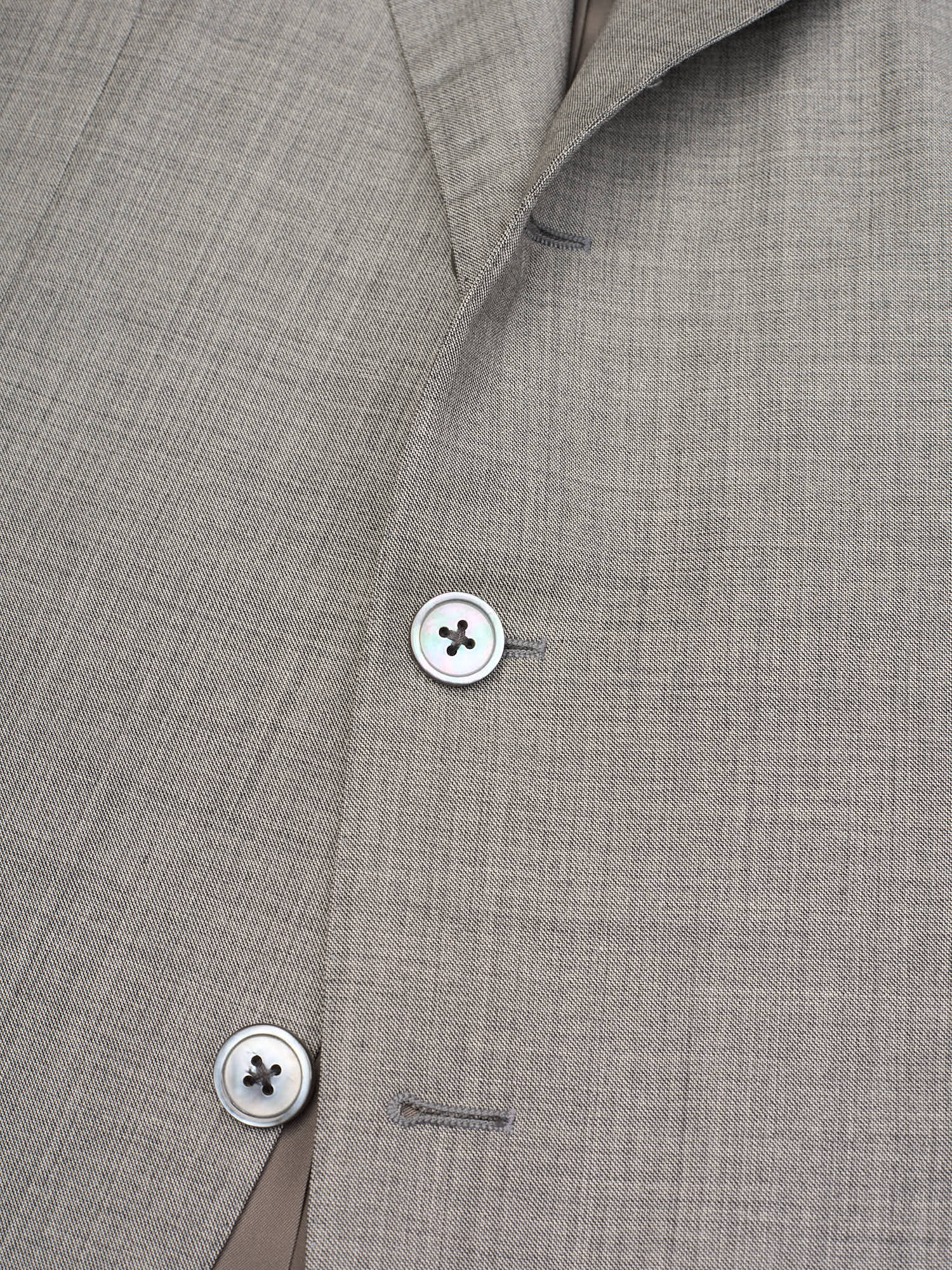 SIR WILSON Gray Loro Piana Super 120's Tasmanian Wool Hand Tailored Suit
