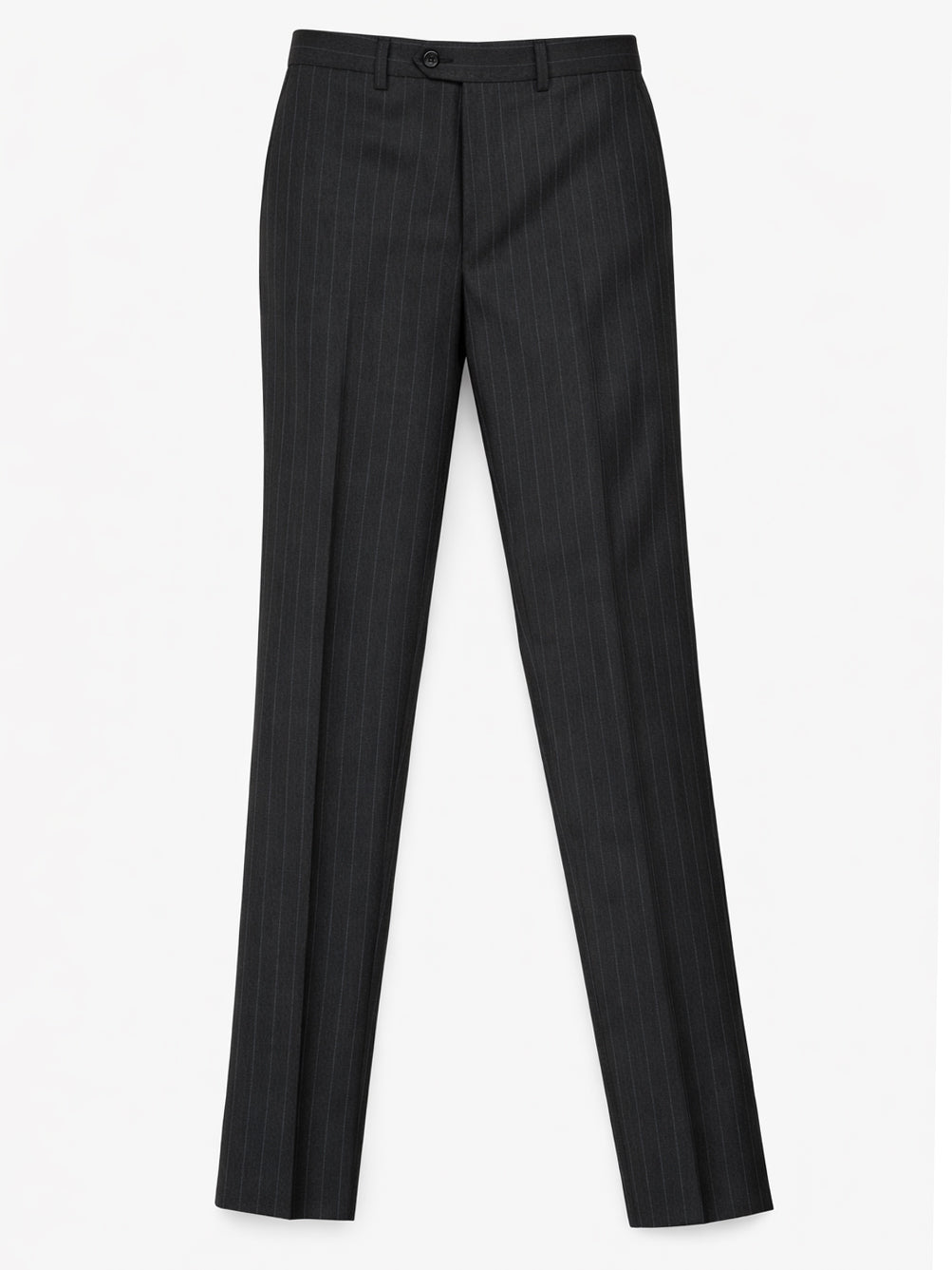 SIR WILSON Gray Striped Loro Piana Four Seasons Virgin Wool DB Suit