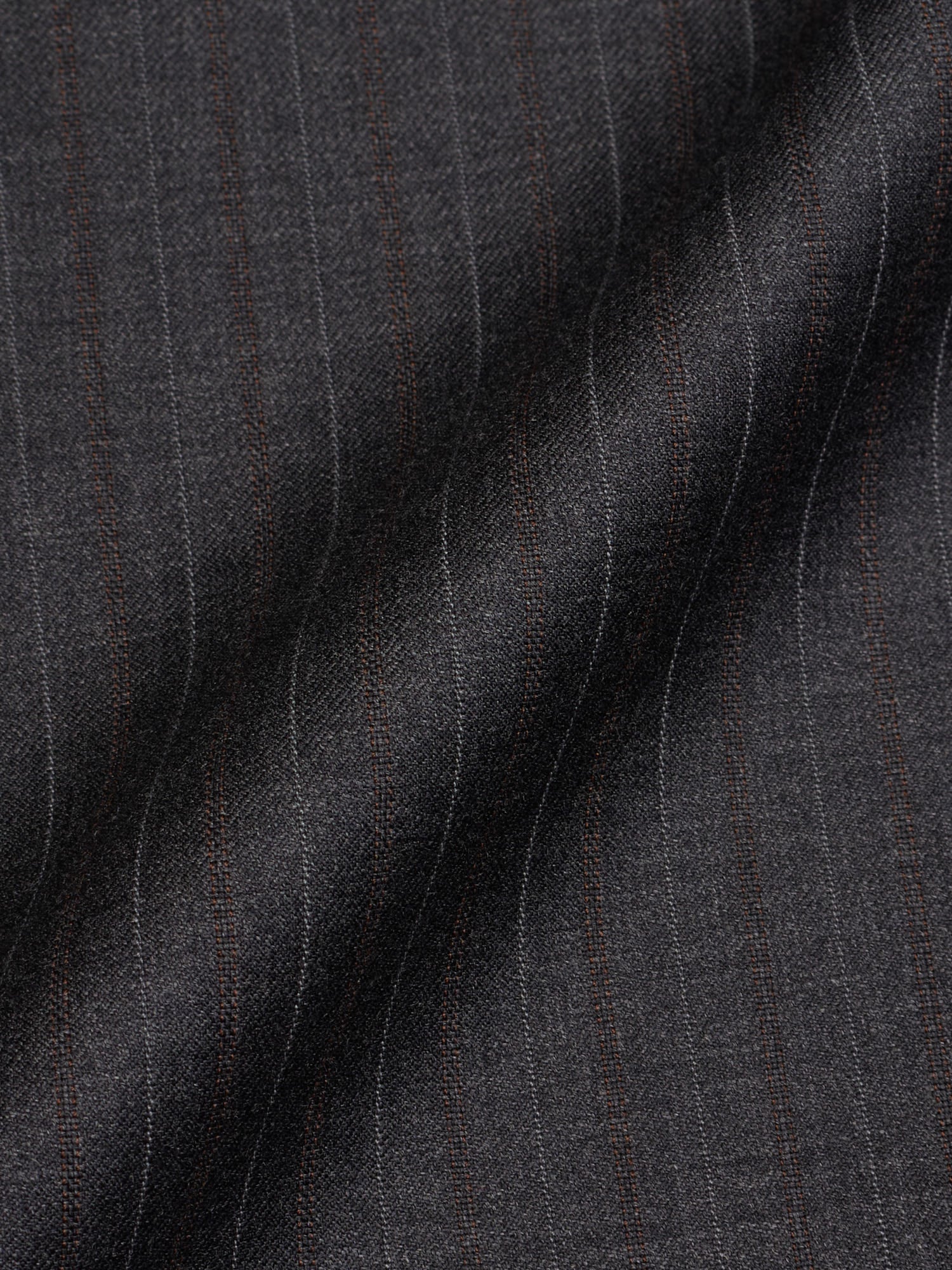 SIR WILSON Torino Gray Striped Virgin Wool Business Suit