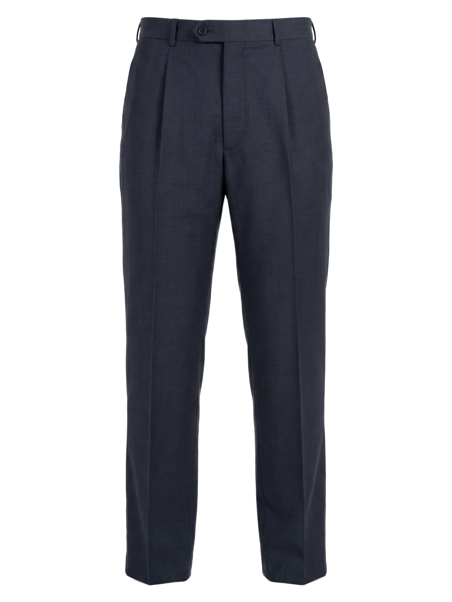 SIR WILSON Handmade Dark Blue Birdseye Wool Suit