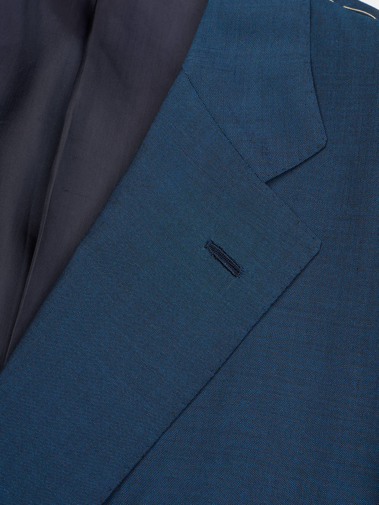 CASTANGIA for Sir Wilson Torino Handmade Navy Blue Wool–Mohair Suit