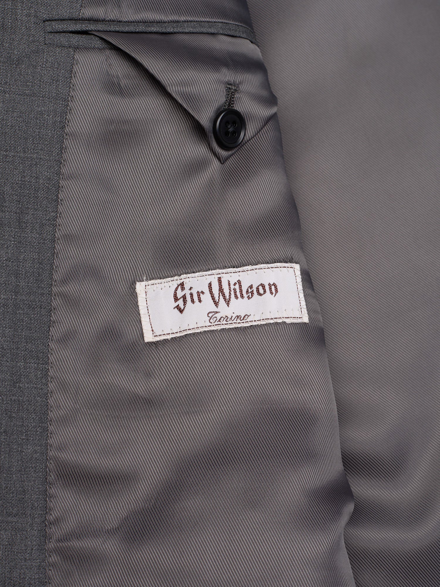 SIR WILSON Torino Gray Wool Business Suit
