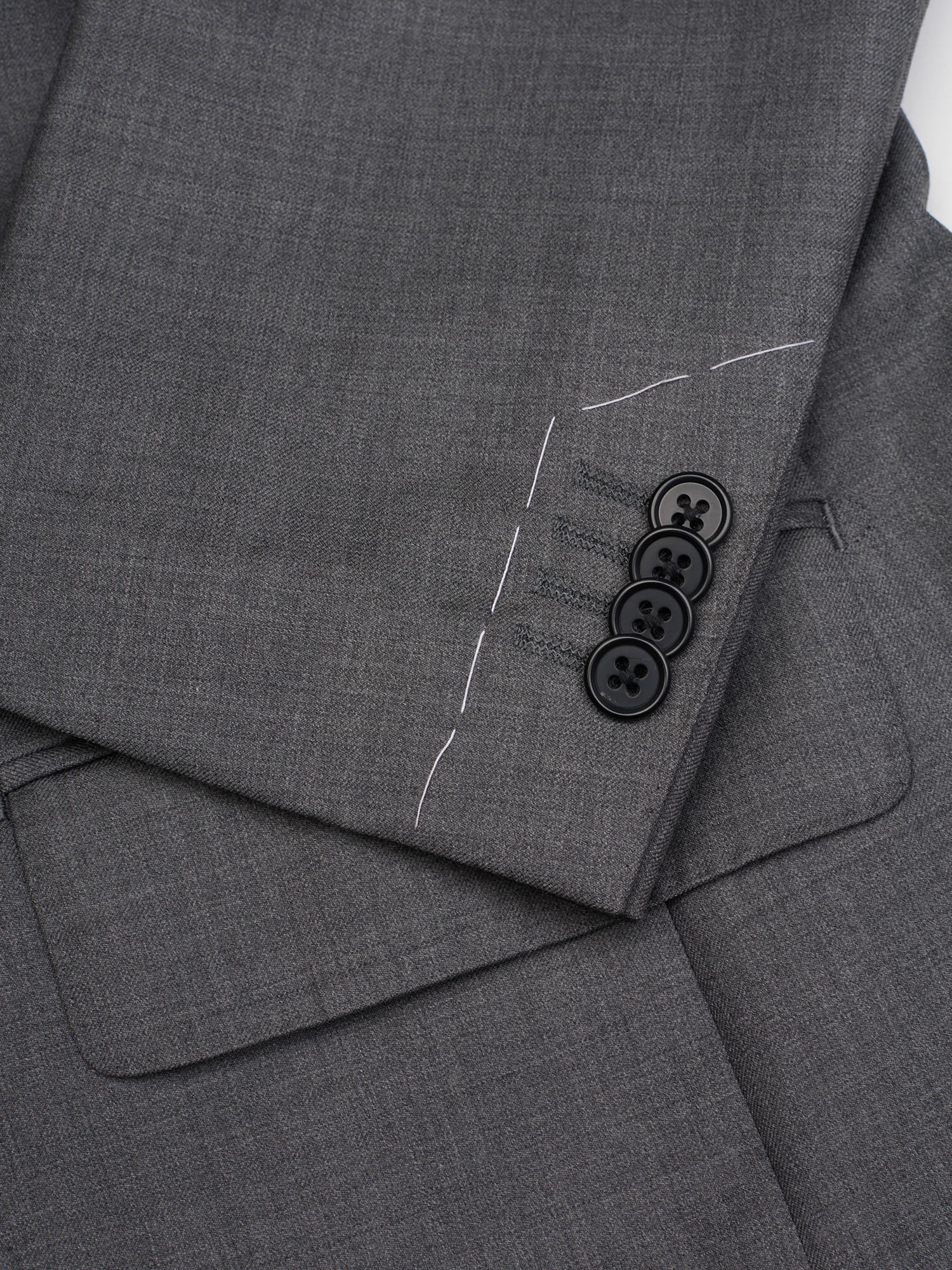 SIR WILSON Torino Gray Wool Business Suit