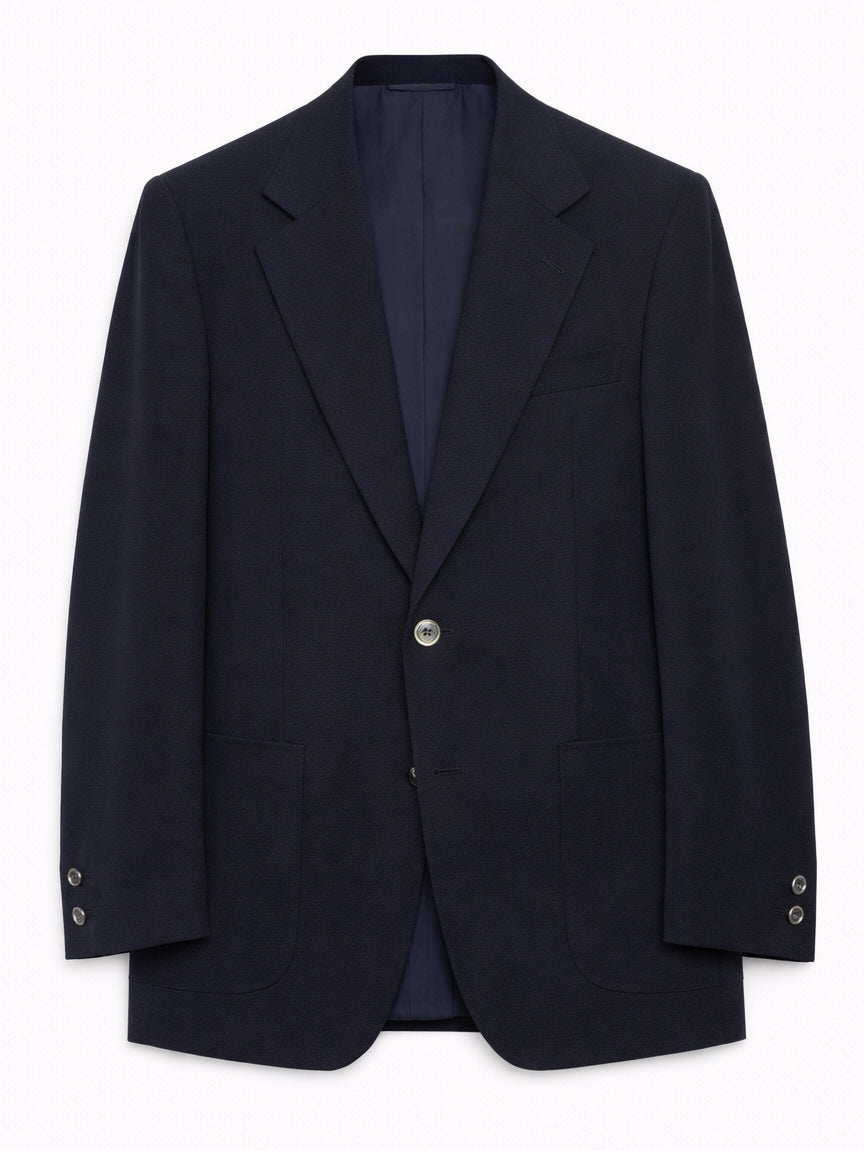 カスタンジア CASTANGIA ジャケット　ネップ　ネイビー　46サイズ SARTORIA CASTANGIA