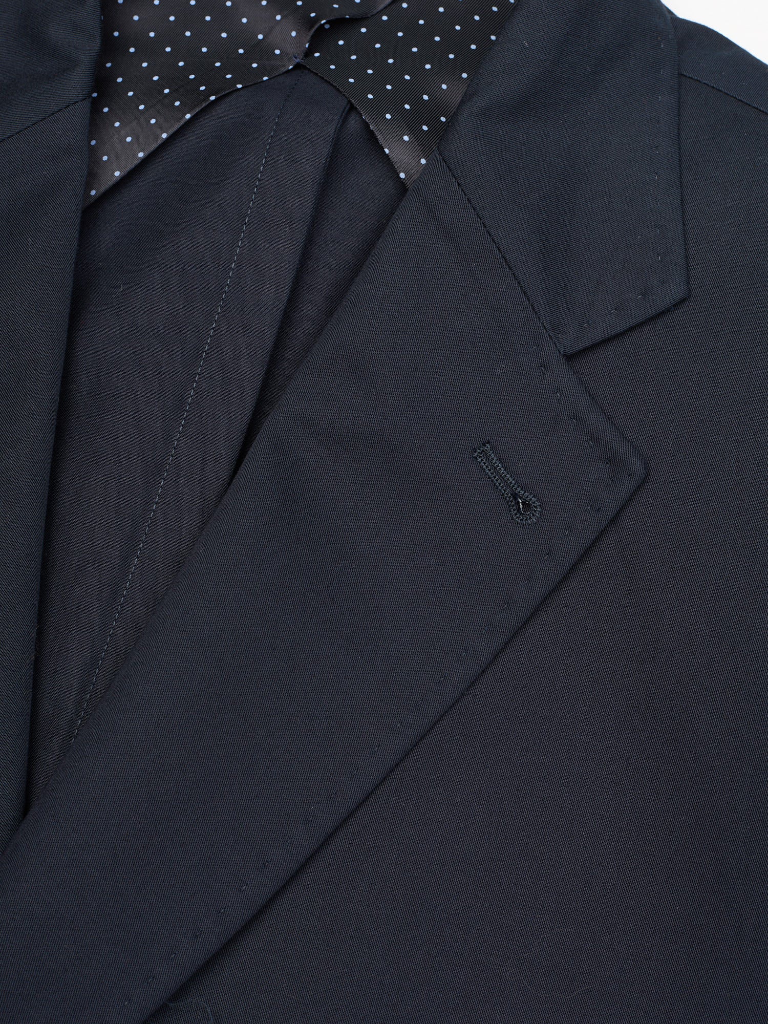 SIR WILSON Torino Navy Blue Cotton LarusMiani Business Suit