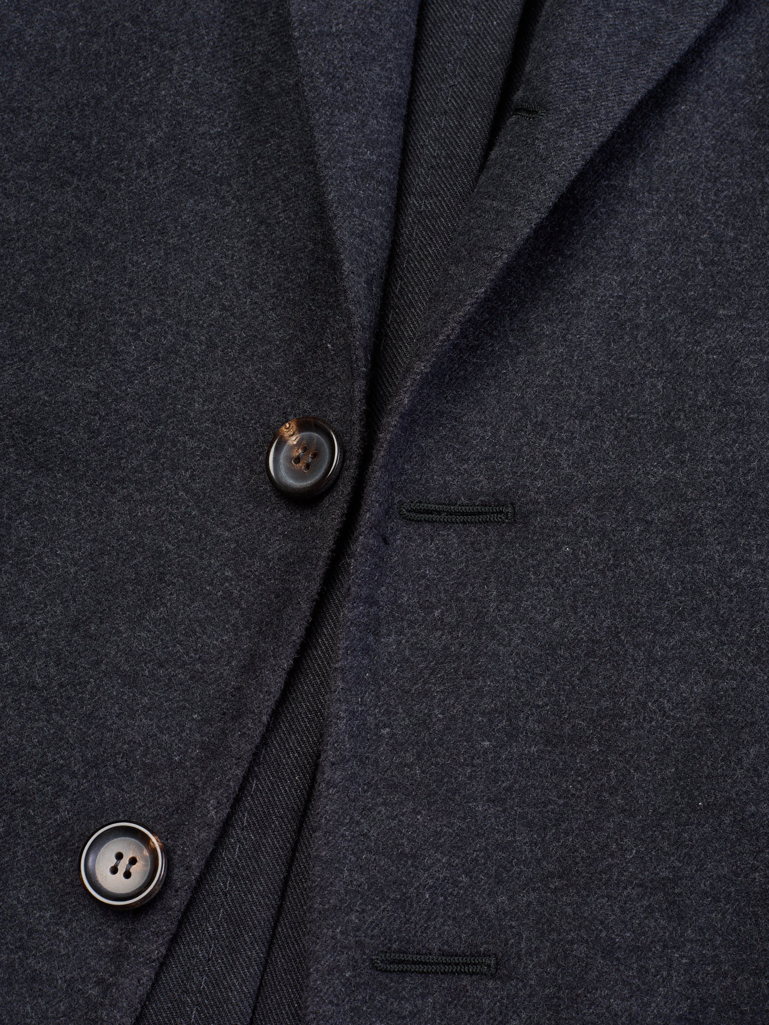 STILE LATINO "Vincenzo" Blue Wool-Cotton Slim Jacket