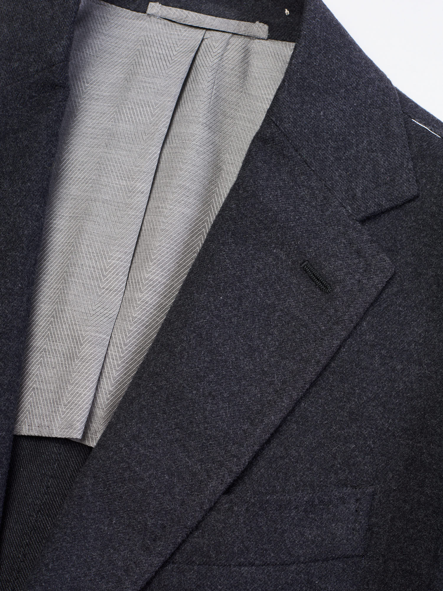 STILE LATINO "Vincenzo" Blue Wool-Cotton Slim Jacket