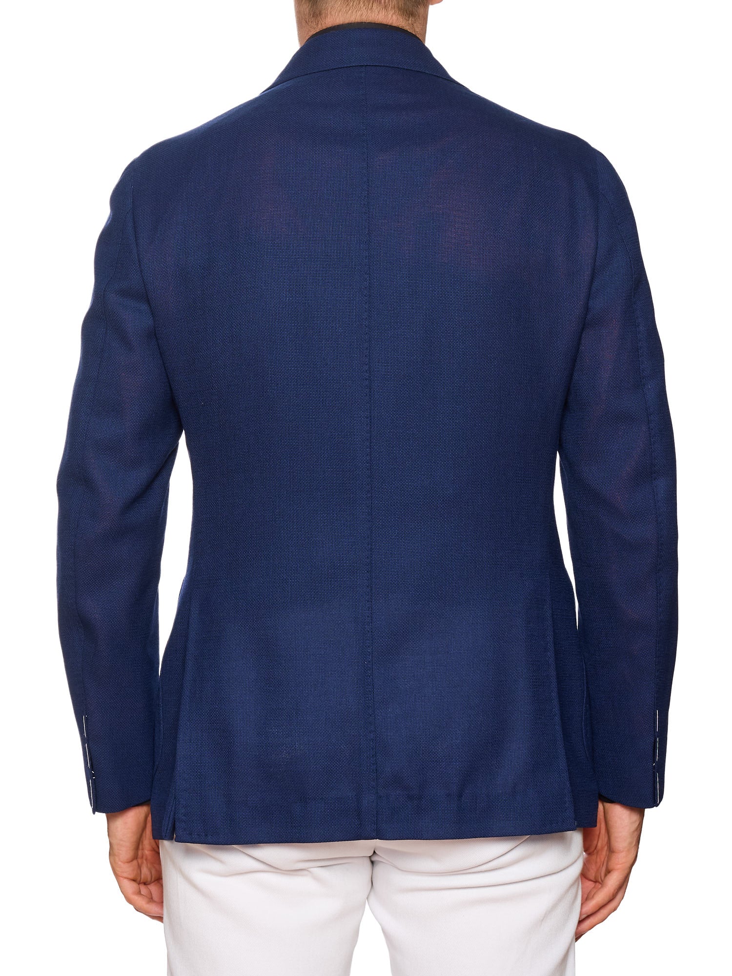 STILE LATINO "Vincenzo" Blue Wool Slim Fit Jacket