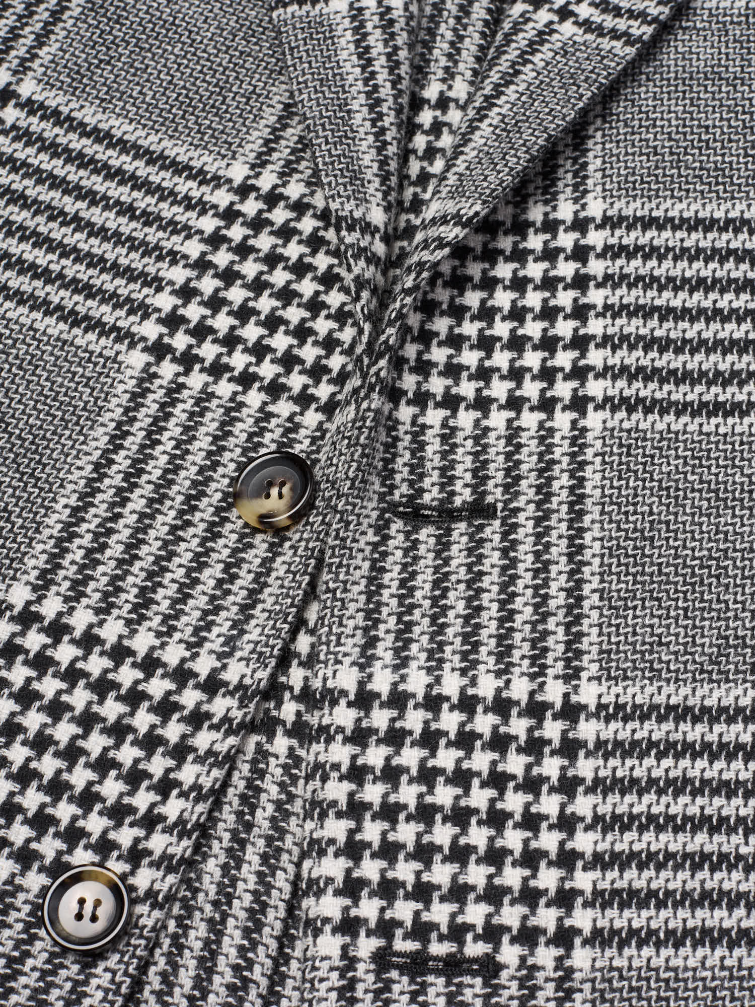 STILE LATINO Gray Prince of Wales Check Virgin Wool Cashmere Slim Fit Suit