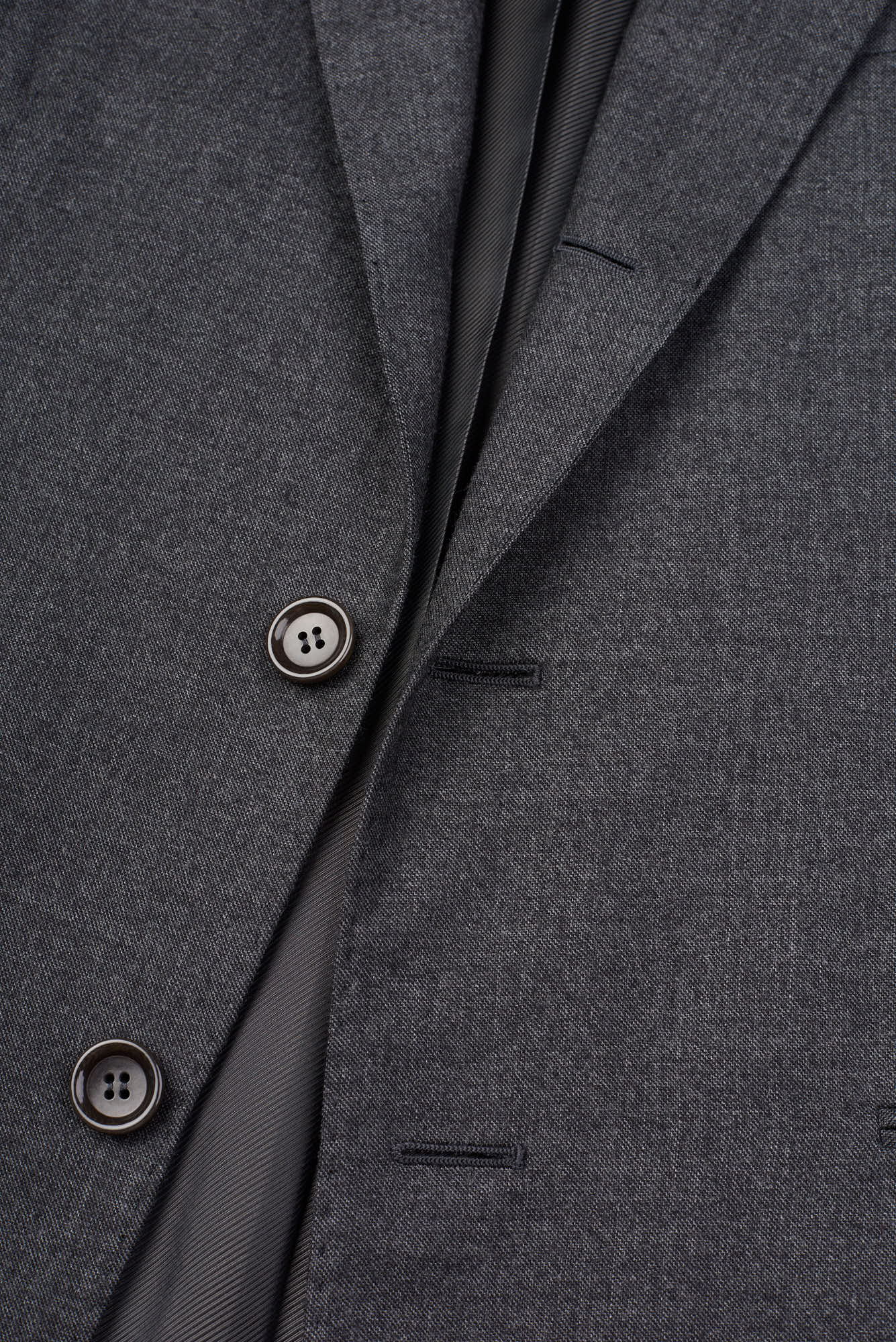 STILE LATINO "Vincenzo" Gray Wool-Cashmere Suit Slim Fit