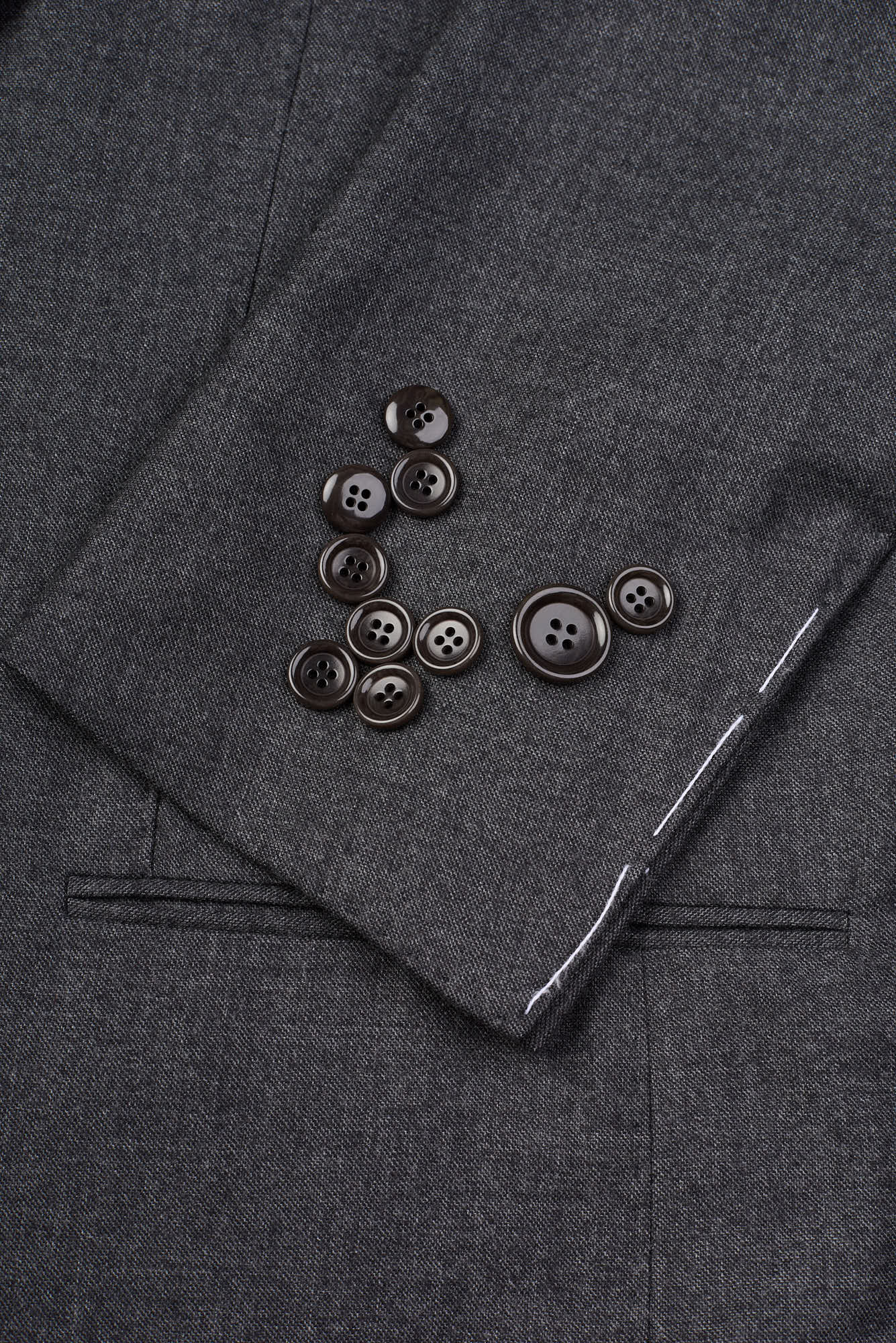STILE LATINO "Vincenzo" Gray Wool-Cashmere Suit Slim Fit