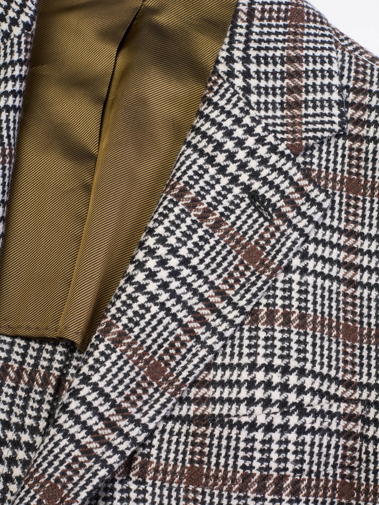 STILE LATINO "Vincenzo" Shepherd's Check Cashmere Jacket EU 50 US 40 Slim Fit