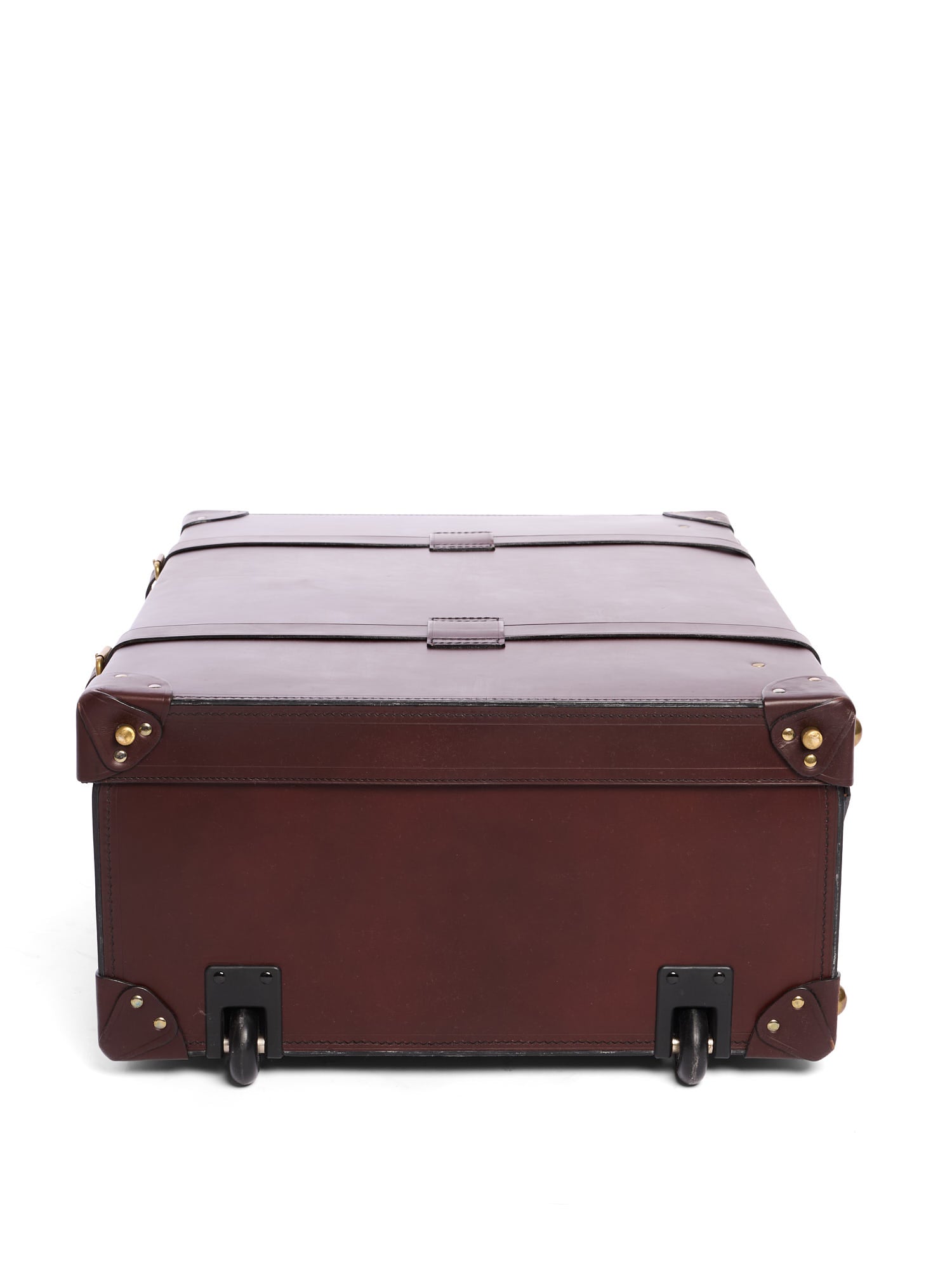 SWAINE "CHESTERFORD" Handmade Bridle Leather Trolly Suitcase 28"