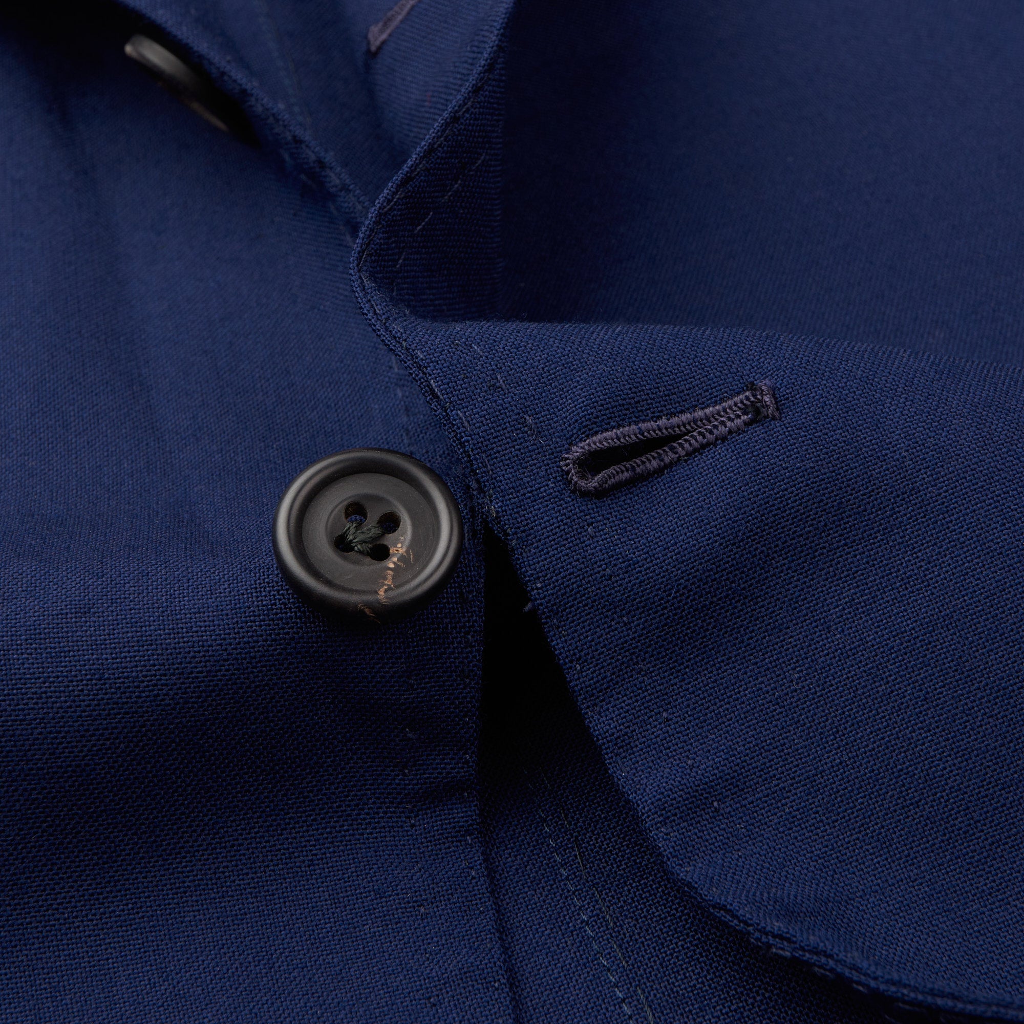 Sartoria CHIAIA Bespoke Handmade Navy Blue Wool-Silk Jacket EU 50 US 40 SARTORIA CHIAIA