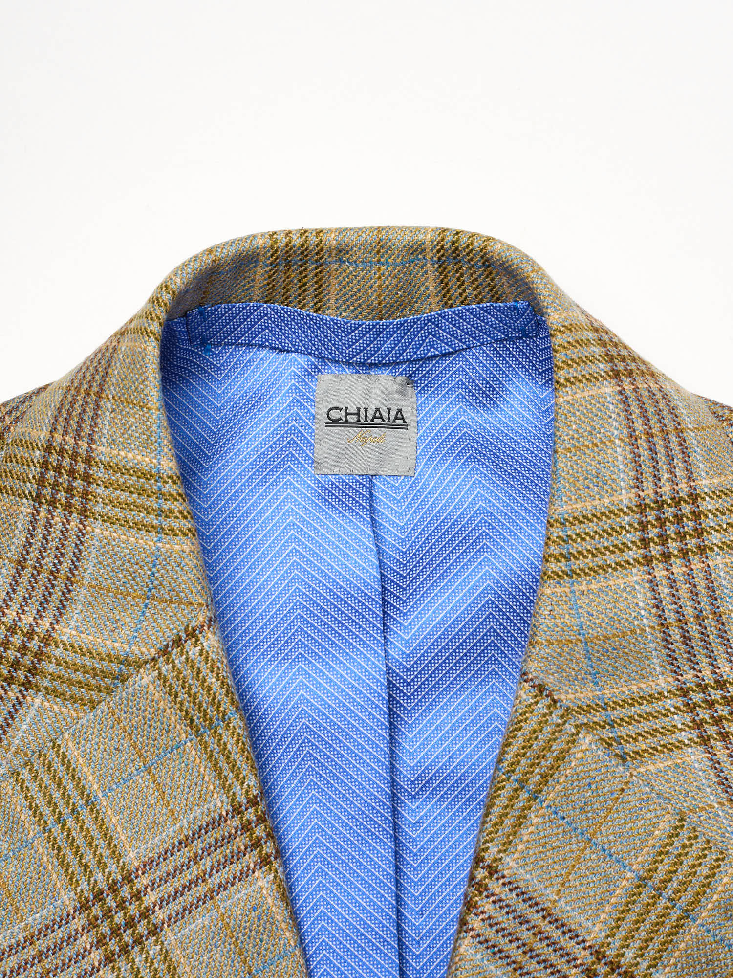 Sartoria CHIAIA Bespoke Handmade Plaid Cashmere Jacket EU 48 NEW US 38