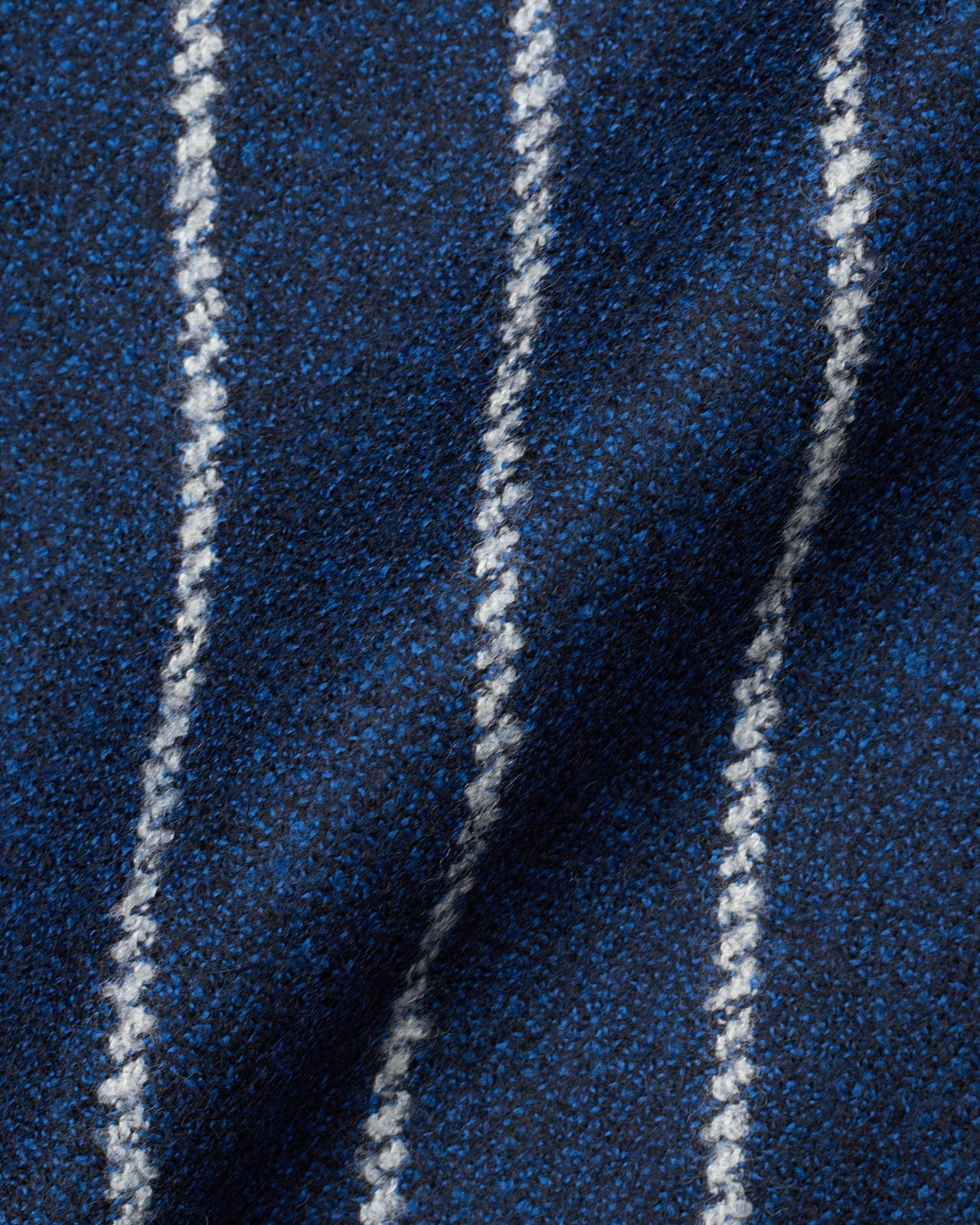 SARTORIA PARTENOPEA Blue Chalk Striped Wool Jacket NEW Current Model