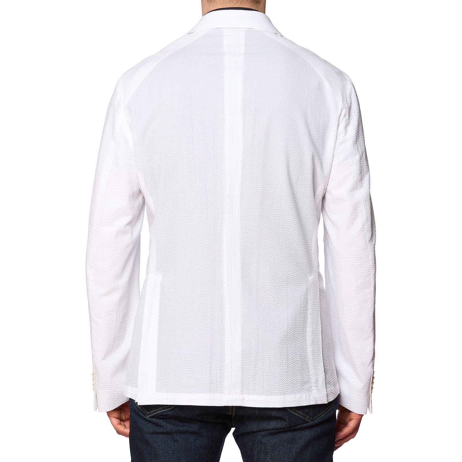 SARTORIA PARTENOPEA White Cotton Jacket EU 54 NEW US 44 Current Model