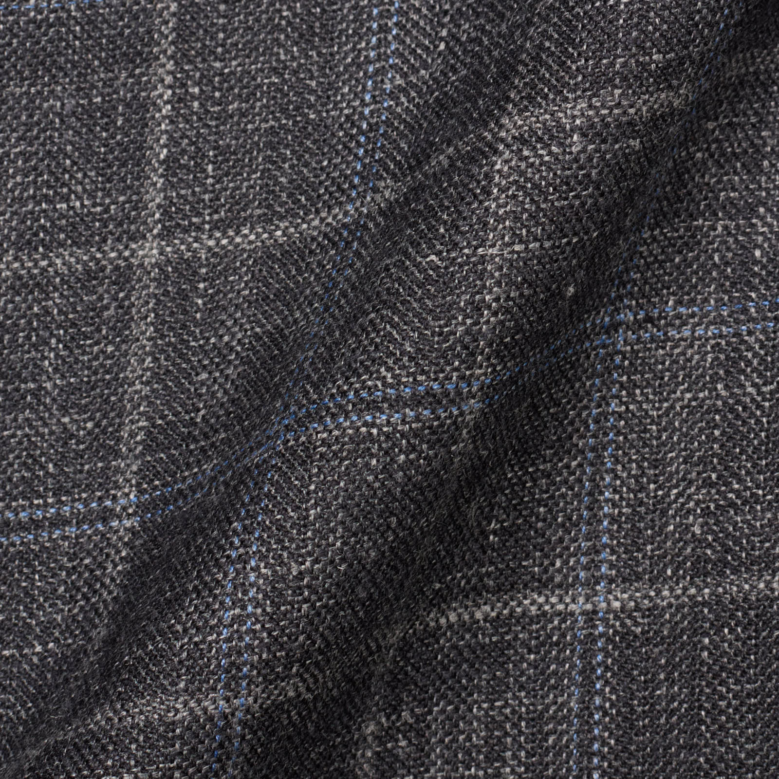 SARTORIA PARTENOPEA x VANNUCCI Gray Wool-Silk-Linen Jacket EU 46 NEW US 36