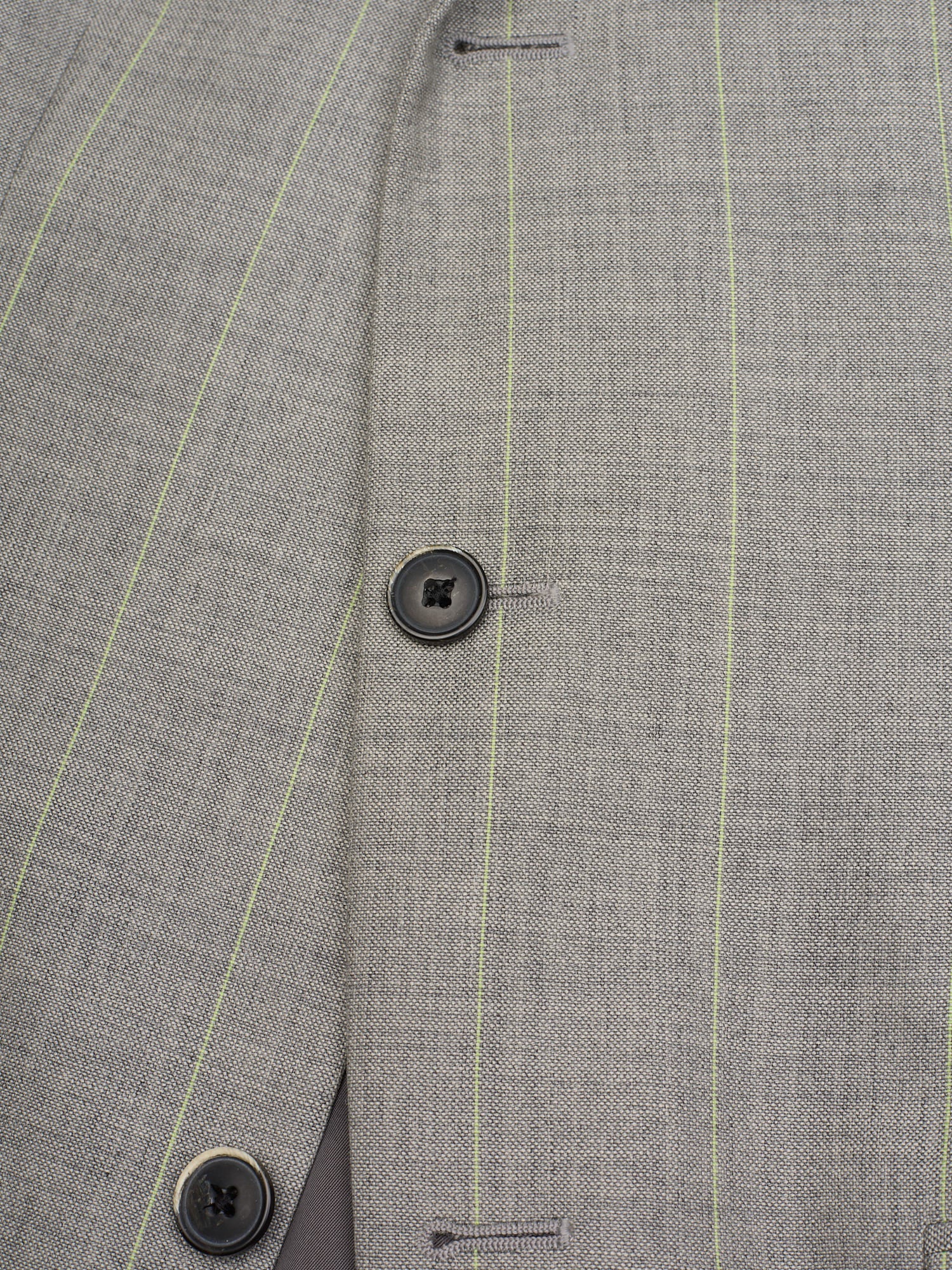 Sir Wilson Torino Gray Striped Carlo Barbera Mohair–Wool–Cashmere Suit