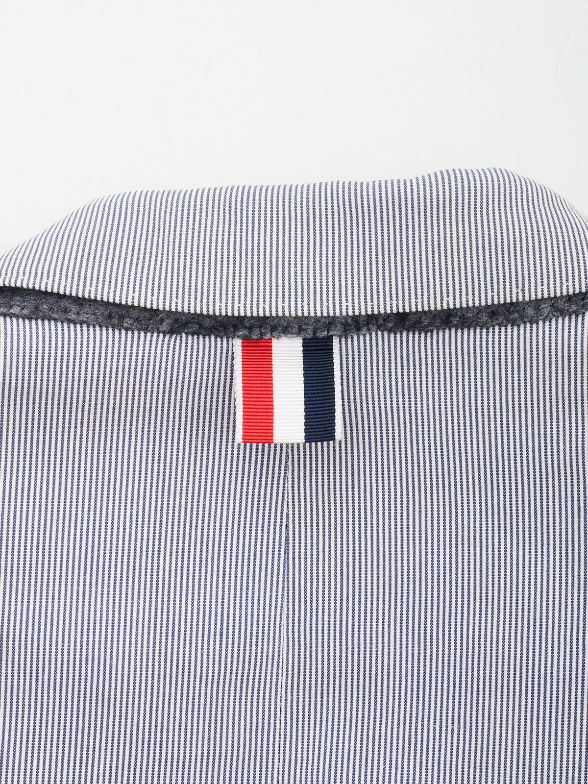 THOM BROWNE New York Blue Striped Cotton Sport Jacket