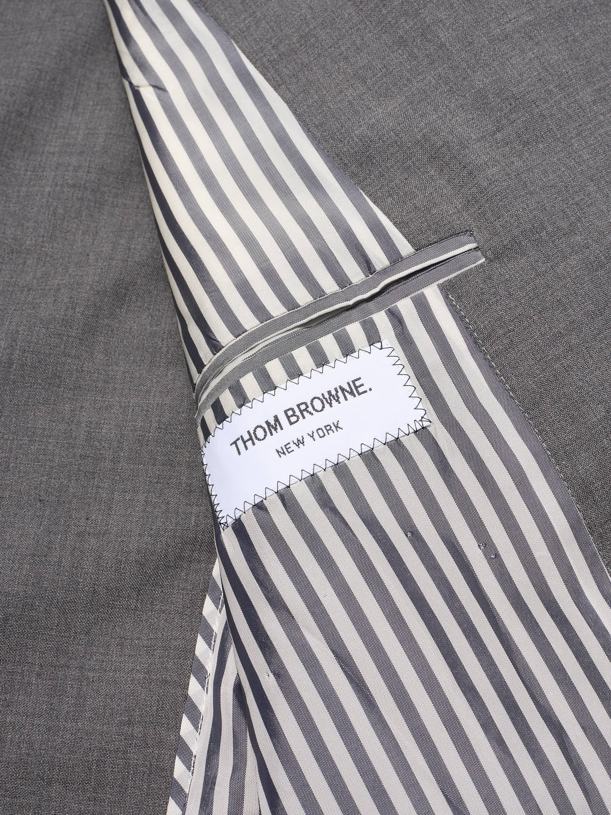 THOM BROWNE New York Gray Wool 4-Bar Sport Jacket Blazer NEW