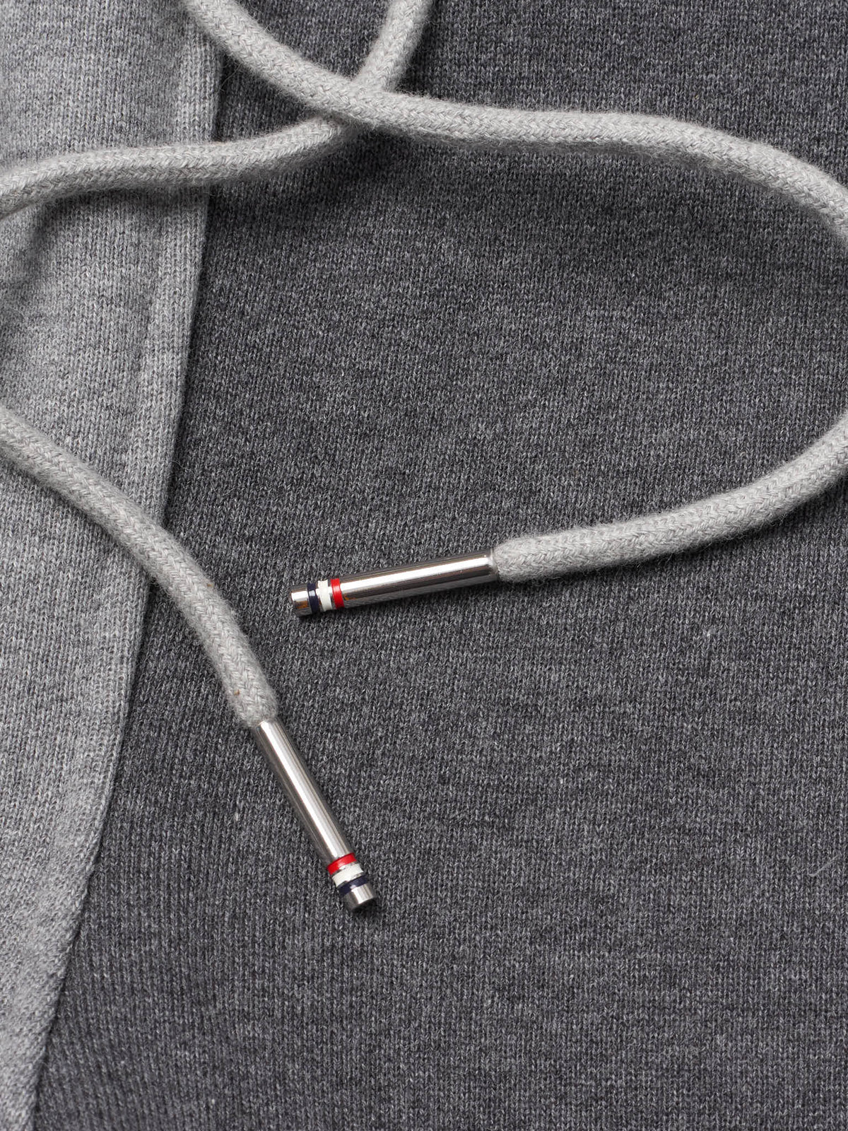 THOM BROWNE New York Gray Color-Block Cotton 4 Bar Sweatpants NEW L