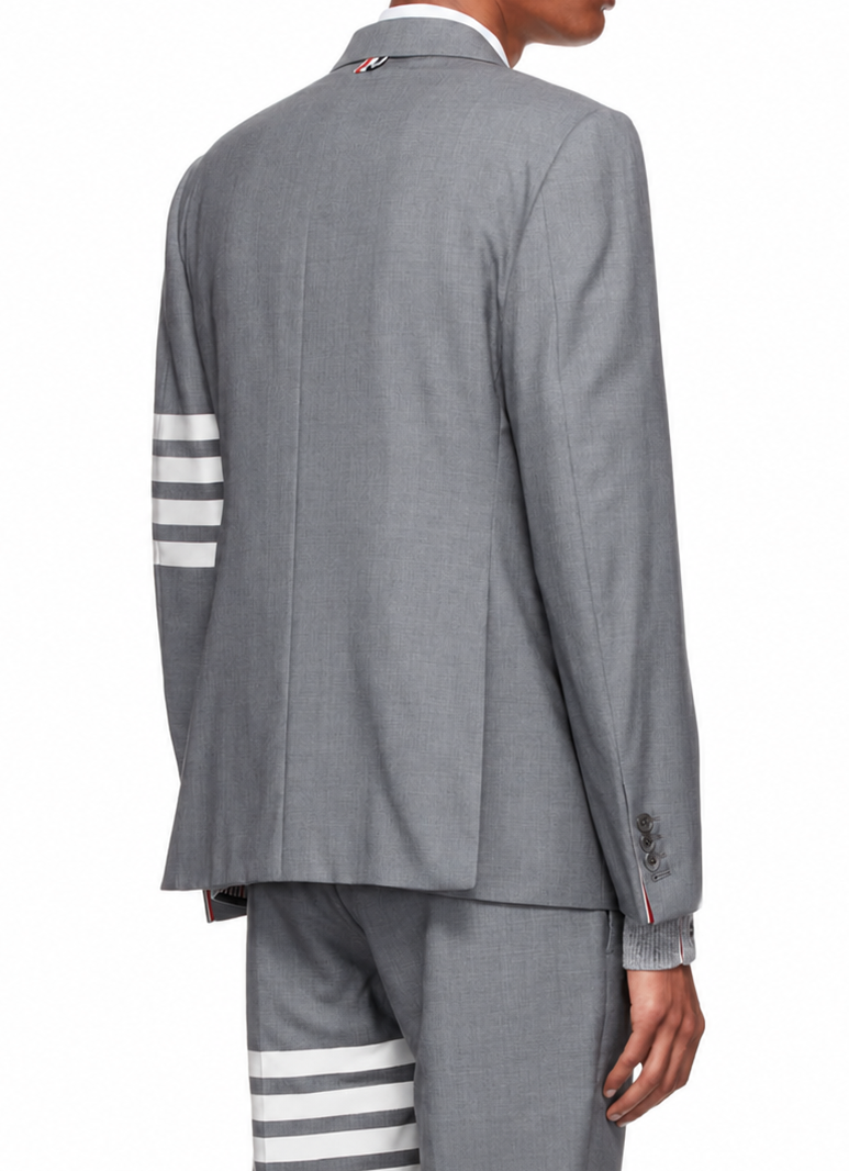 THOME BROWNE New York Gray Wool 4-Bar Sport Jacket Blazer NEW