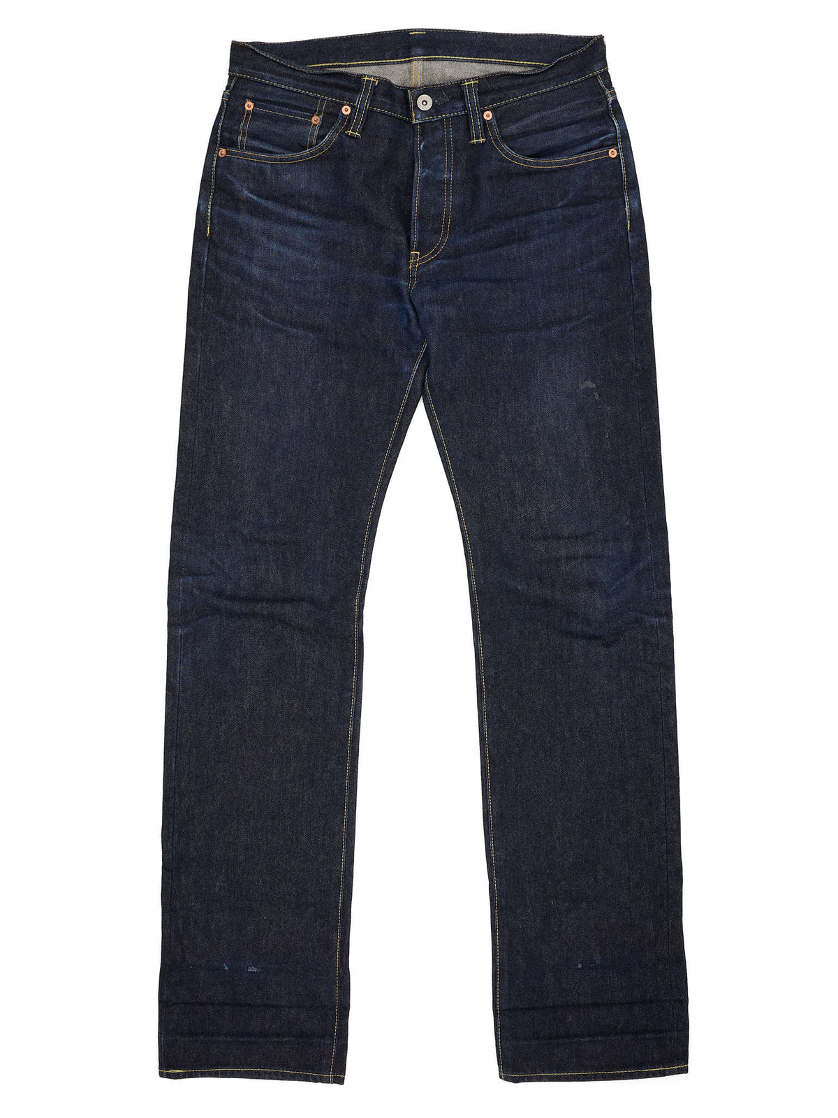 IRON HEART 666 14oz Selvedge Denim Slim Straight Cut Jeans