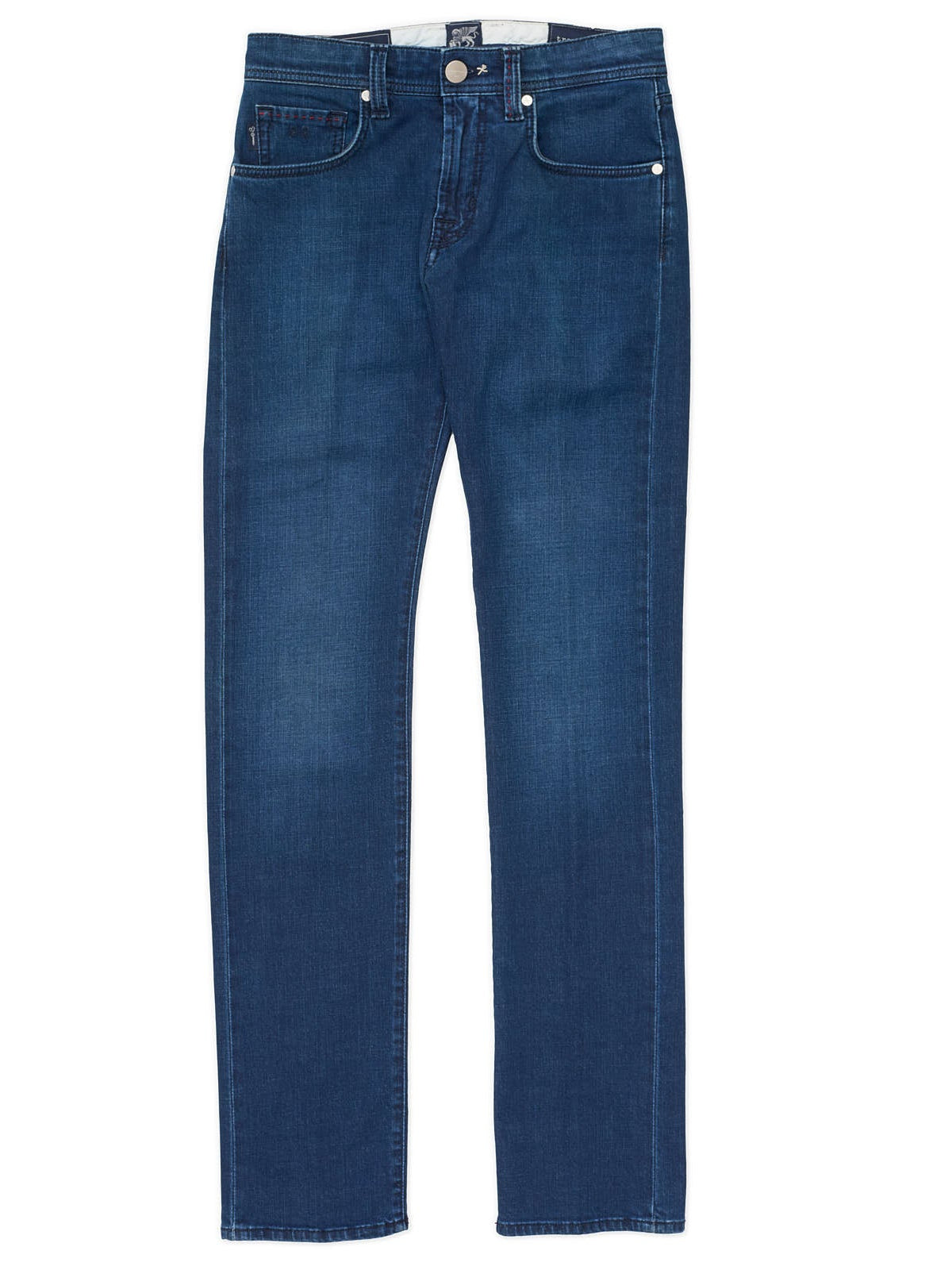 TRAMAROSSA Michelangelo Blue Cotton Stertch Slim Fit Jeans Pants NEW