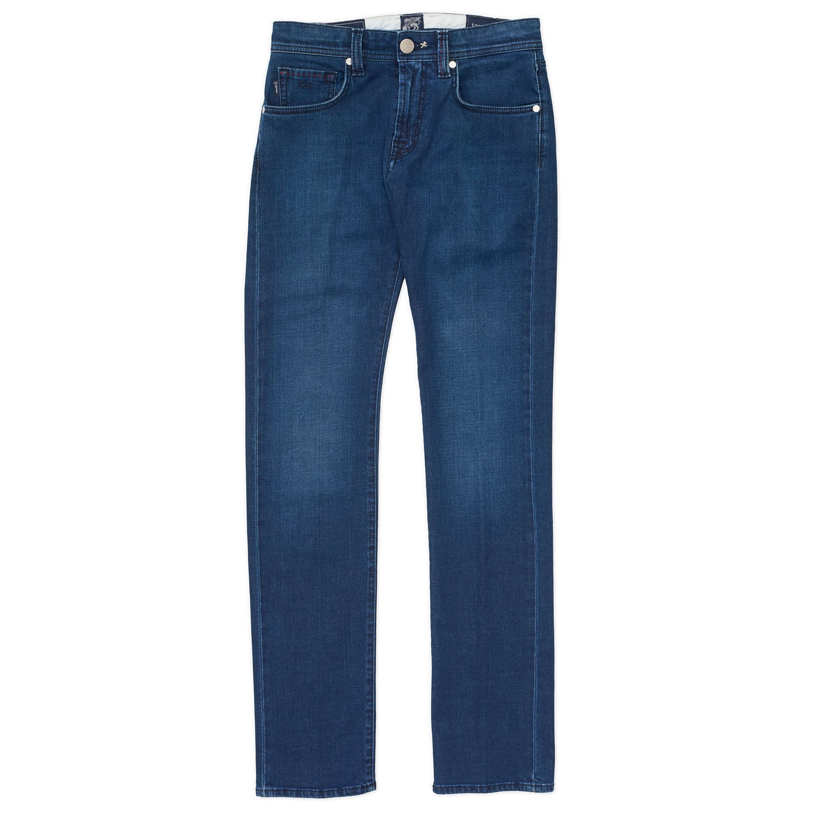 TRAMAROSSA Michelangelo Blue Cotton Stertch Slim Fit Jeans Pants NEW