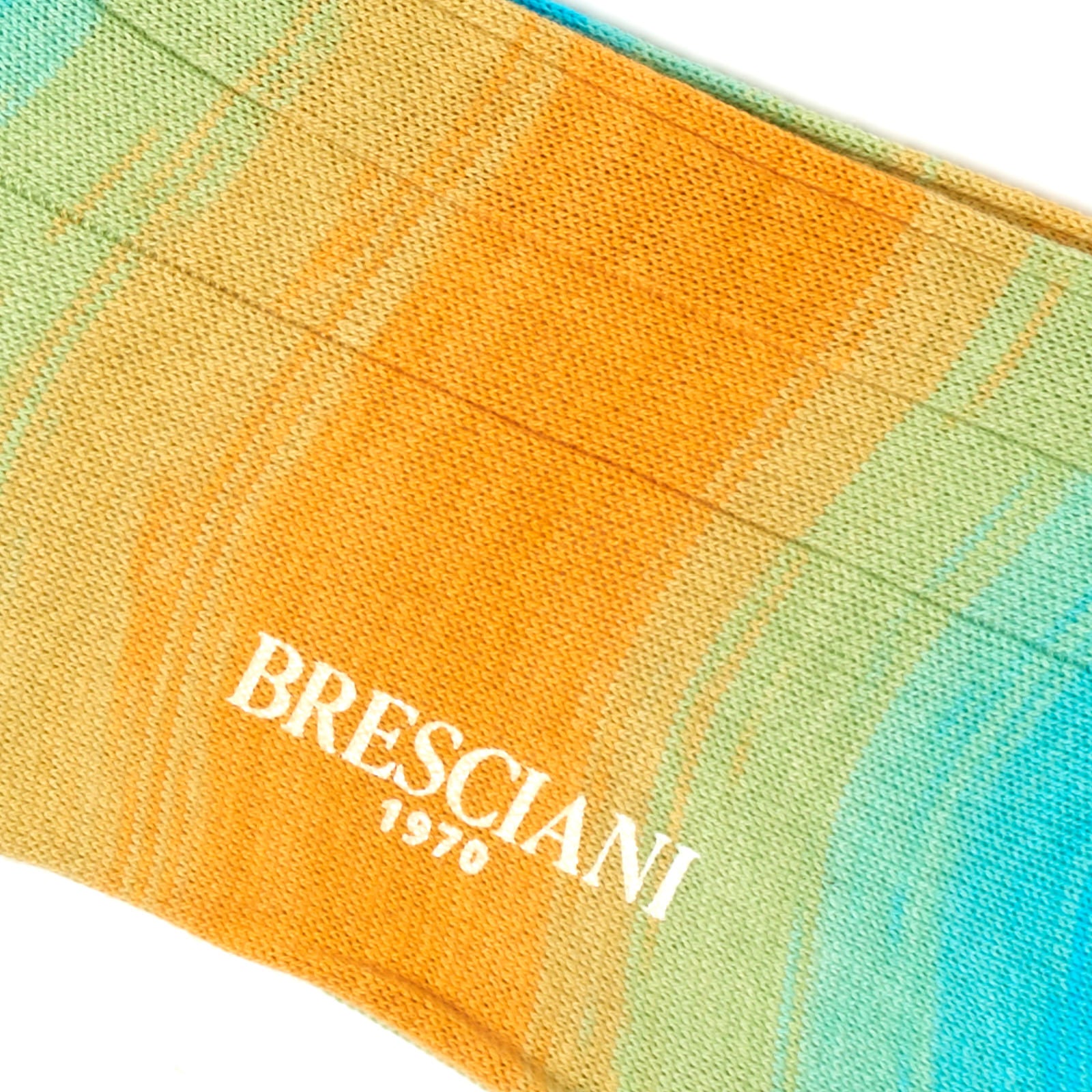 BRESCIANI Ombre Cotton Mid Calf Length Socks US M-L BRESCIANI