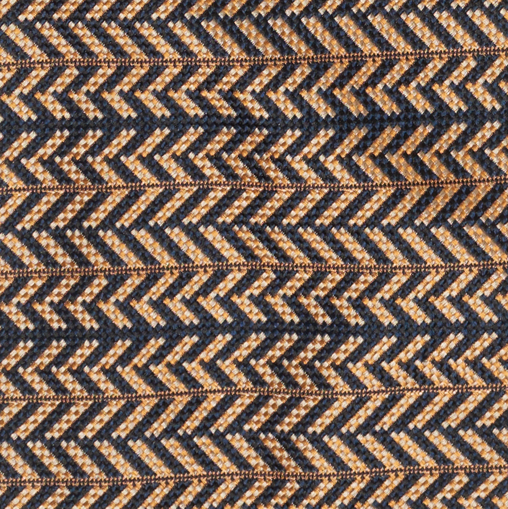 VALENTINO Black Horizontal Striped Design Silk Tie