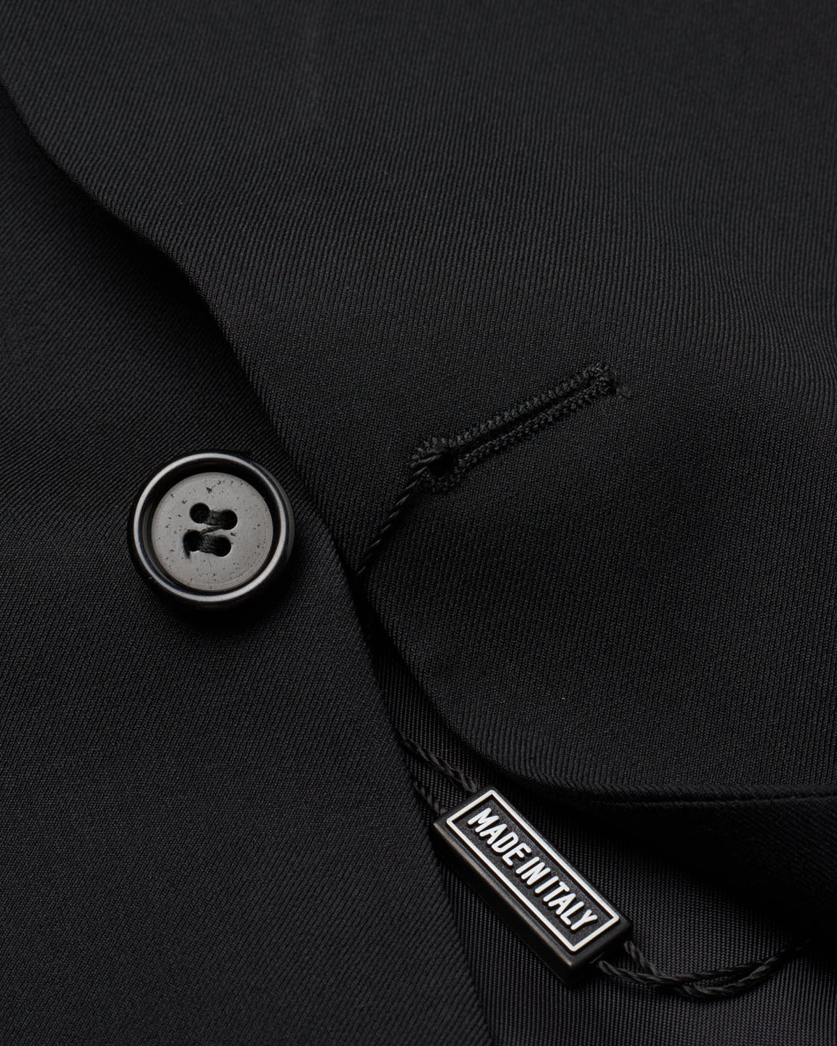 VANNUCCI Milano Black REDA Wool Super 100's Suit EU 58 NEW US 46