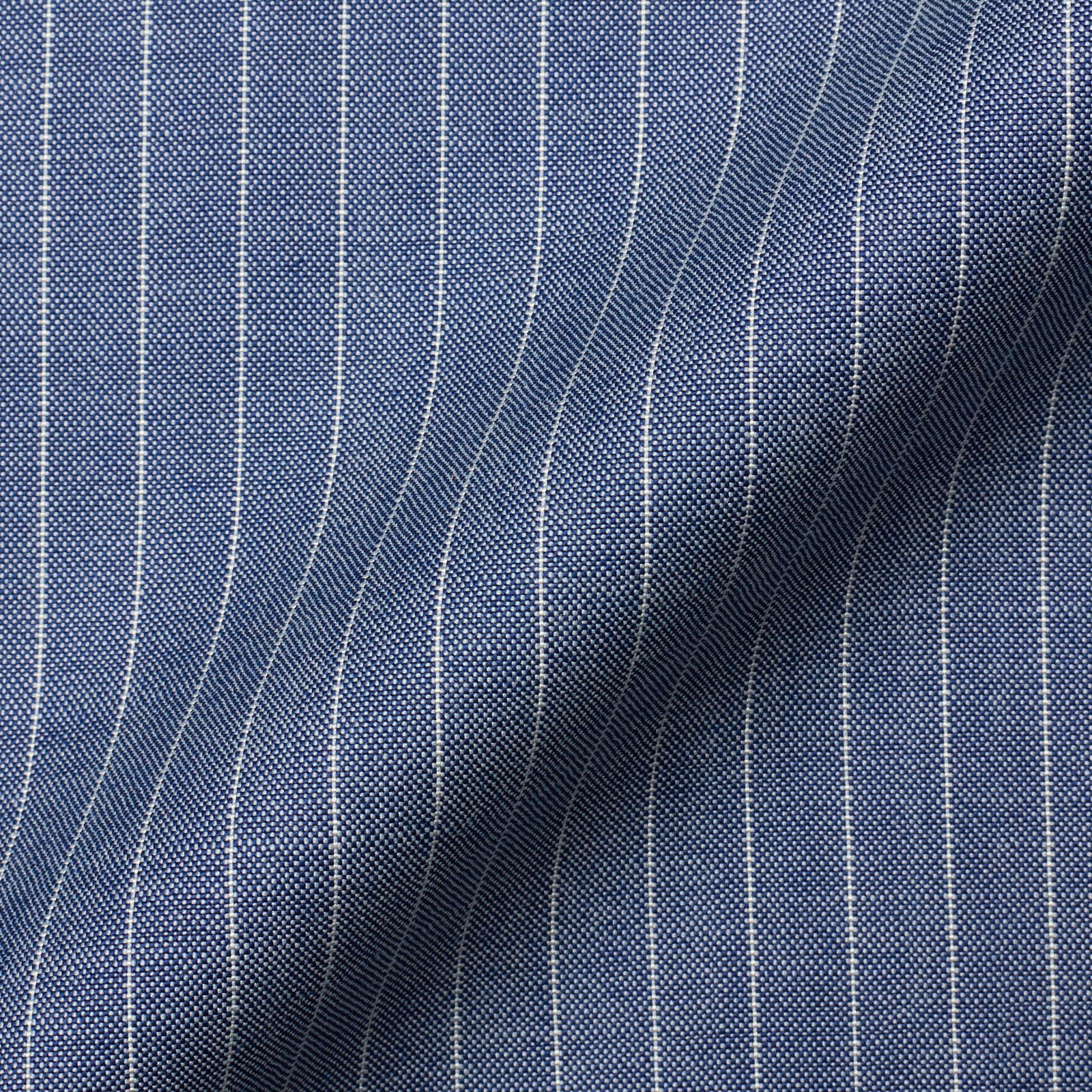 VANNUCCI Milano Blue Pintripe Loro Piana Zealander Wool Suit EU 54 NEW US 44