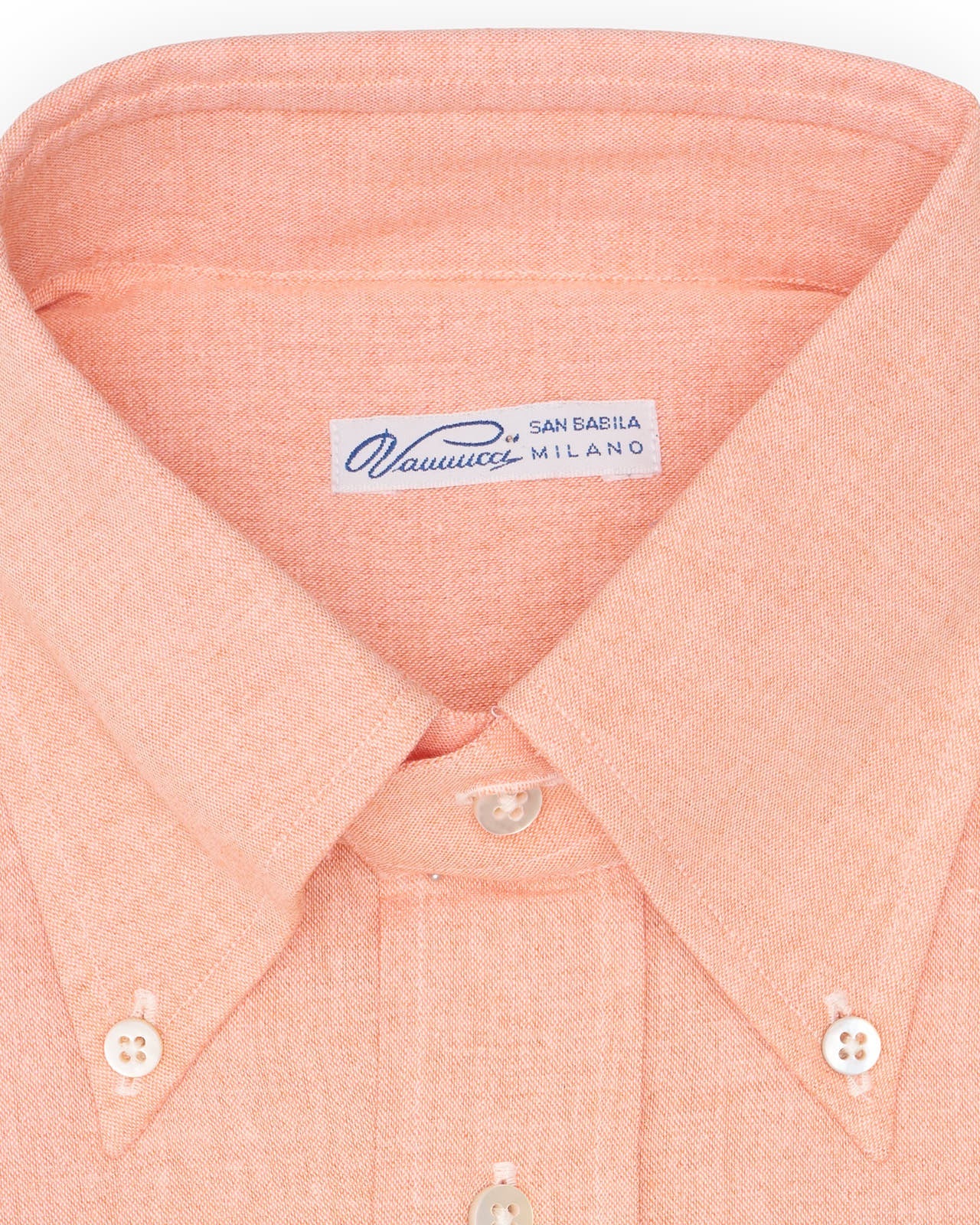 VANNUCCI Milano Coral Chambray Casual Shirt EU 39 NEW US 15.5