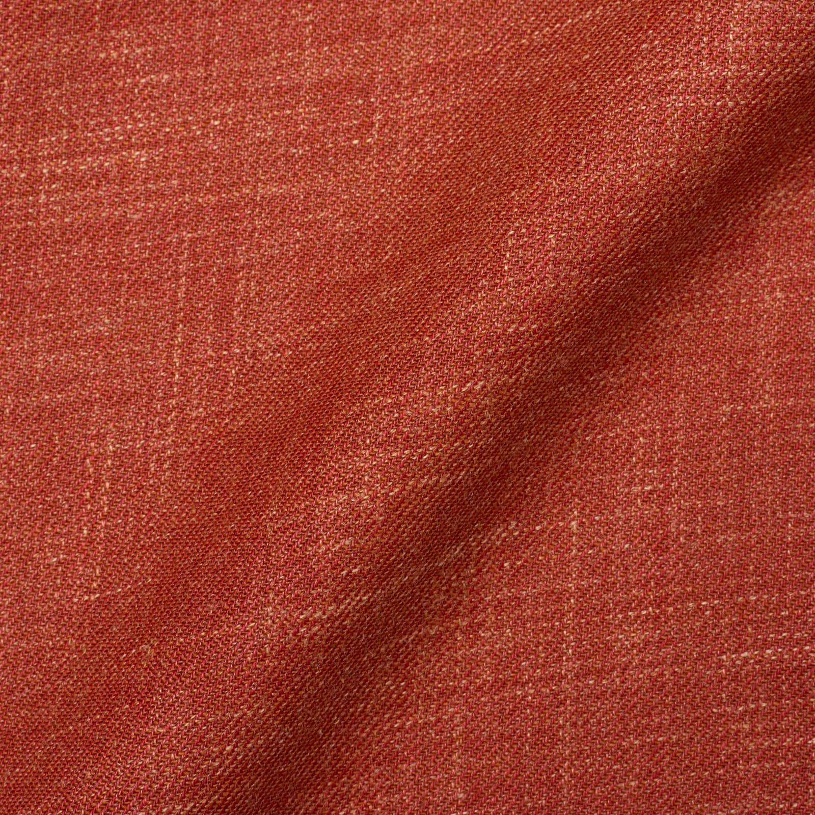 VANNUCCI Milano Brick Red Virgin Wool-Linen Half Lined Jacket EU 54 NEW US 42 44