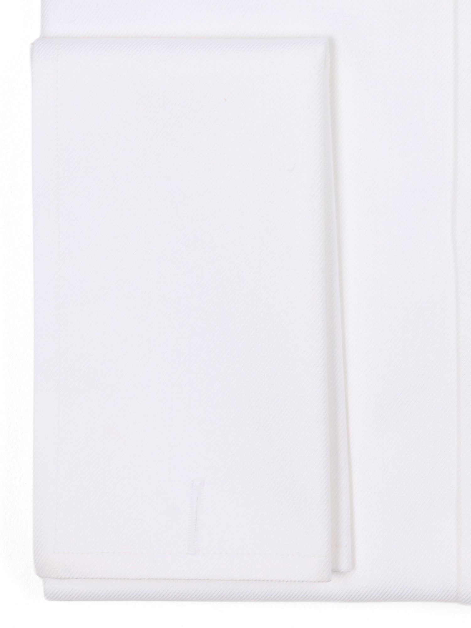 VANNUCCI Milano White Cotton French Cuff Dress Shirt