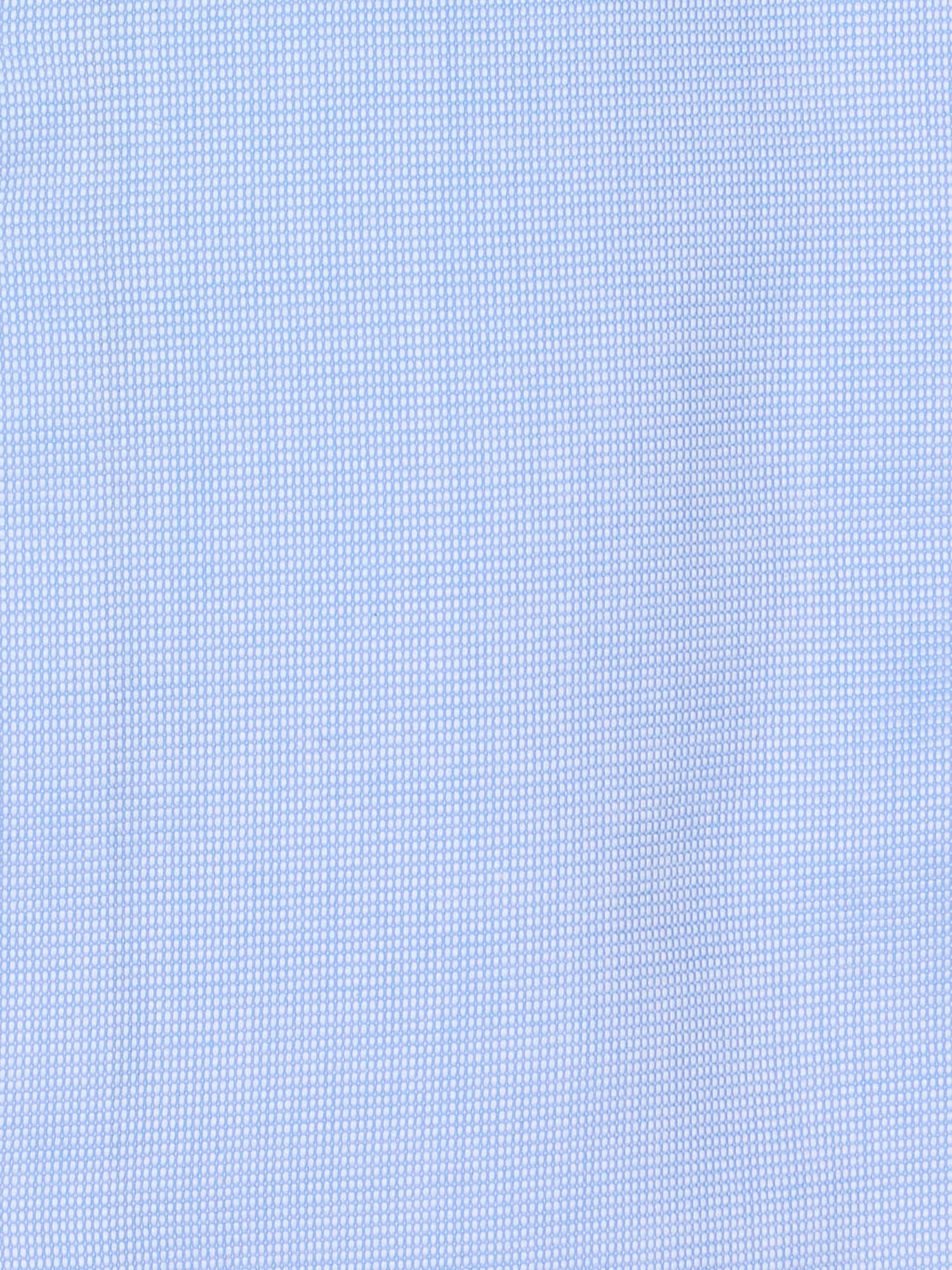 VANNUCCI Milano Light Blue Oxford Cotton French Cuff Dress Shirt