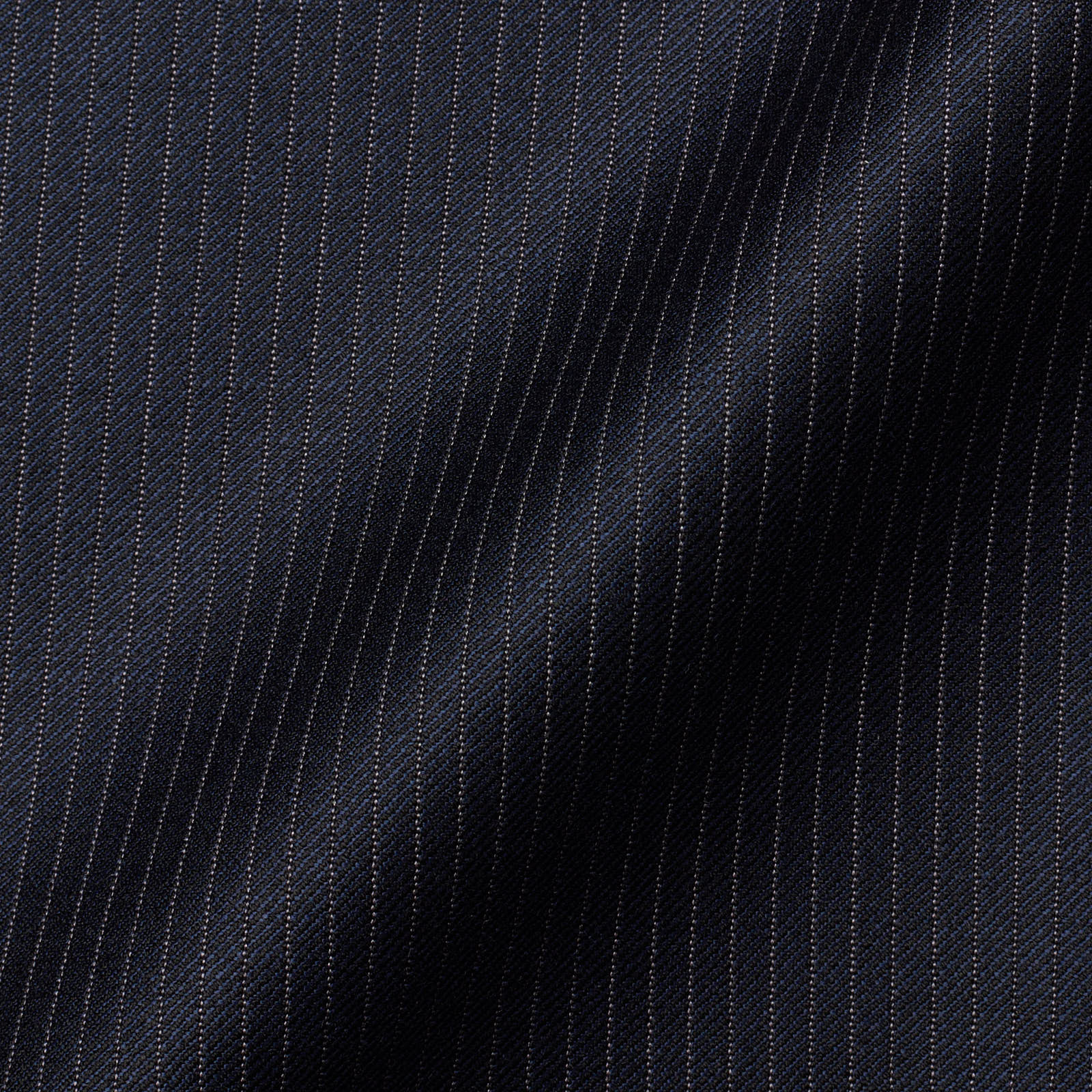VANNUCCI Milano Navy Blue Striped Loro Piana Virgin Wool Super 150's Suit NEW
